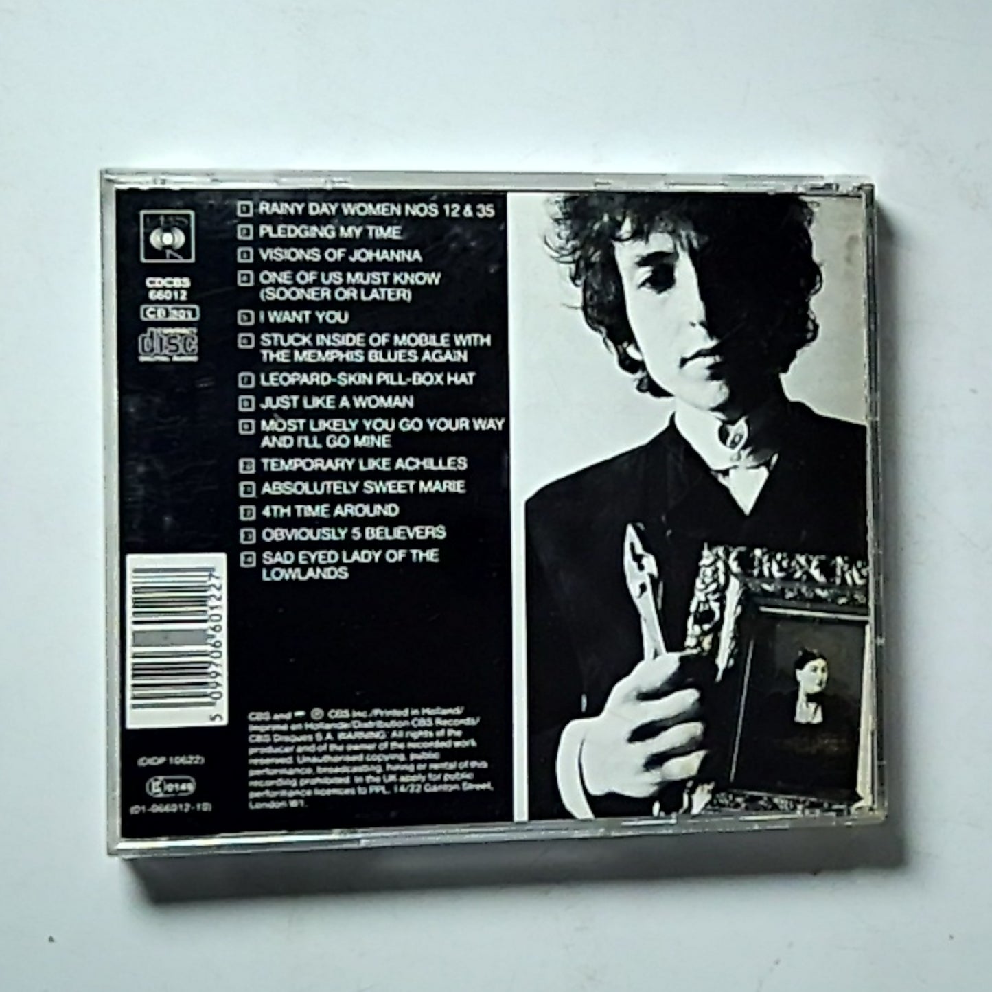 Bob Dylan – Blonde On Blonde (CD) Australia CDCBS 66012