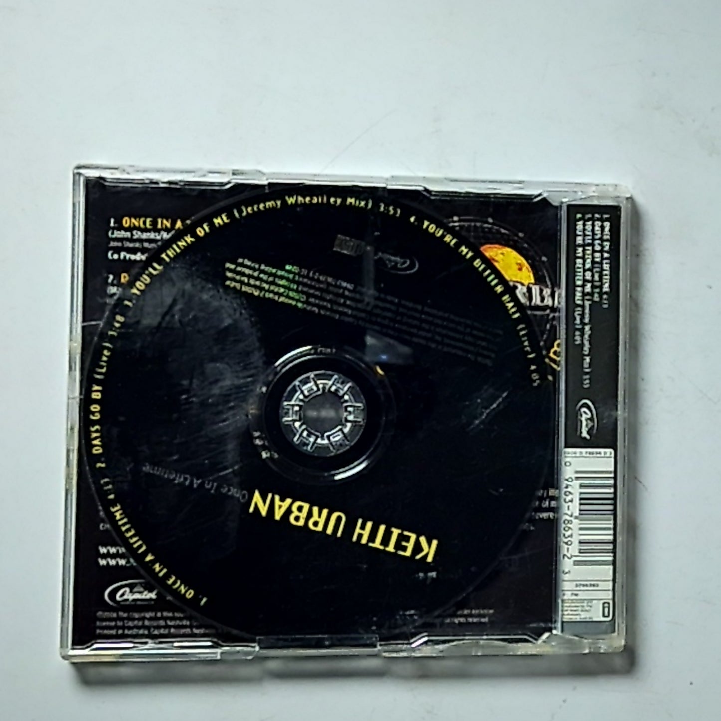 Keith Urban – Once In A Lifetime (CD, 2006) Australia 09463-78639-2-3