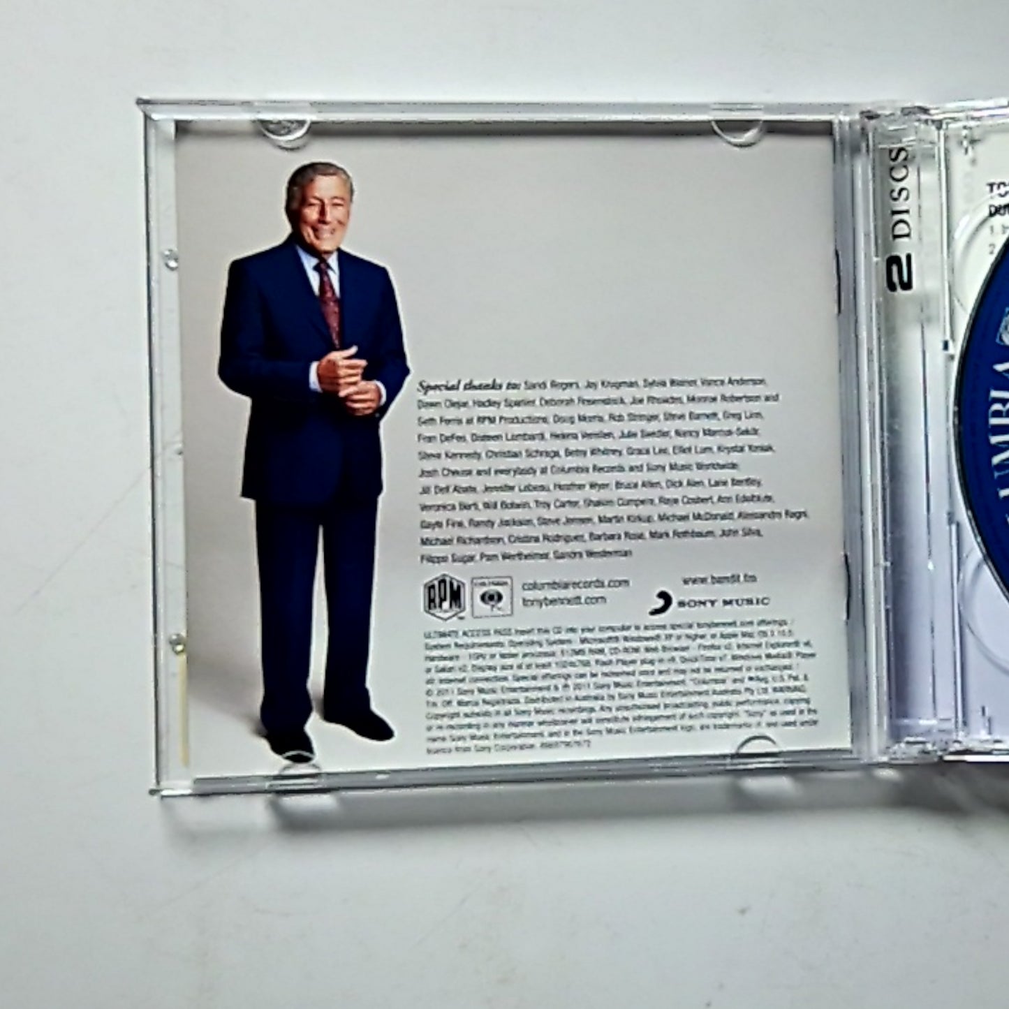 Tony Bennett – Duets II (CD, 2011) Australia 88697967672