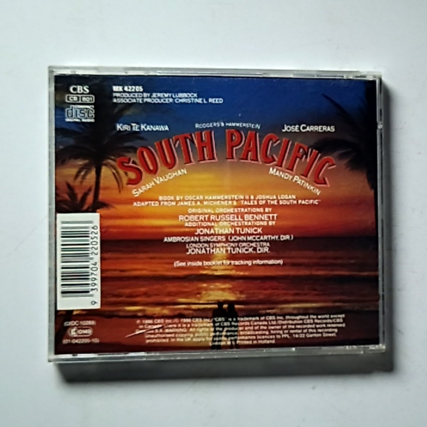 Kiri Te Kanawa, José Carreras – South Pacific (CD, 1986) Europe MK 42205