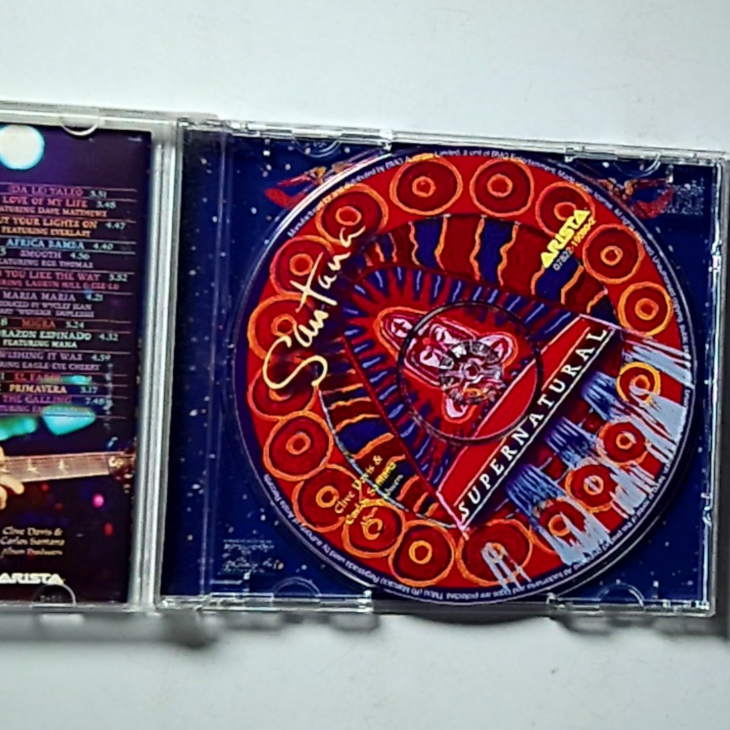 Santana – Supernatural (CD, 1999) Australia Promo 07822-19080-2