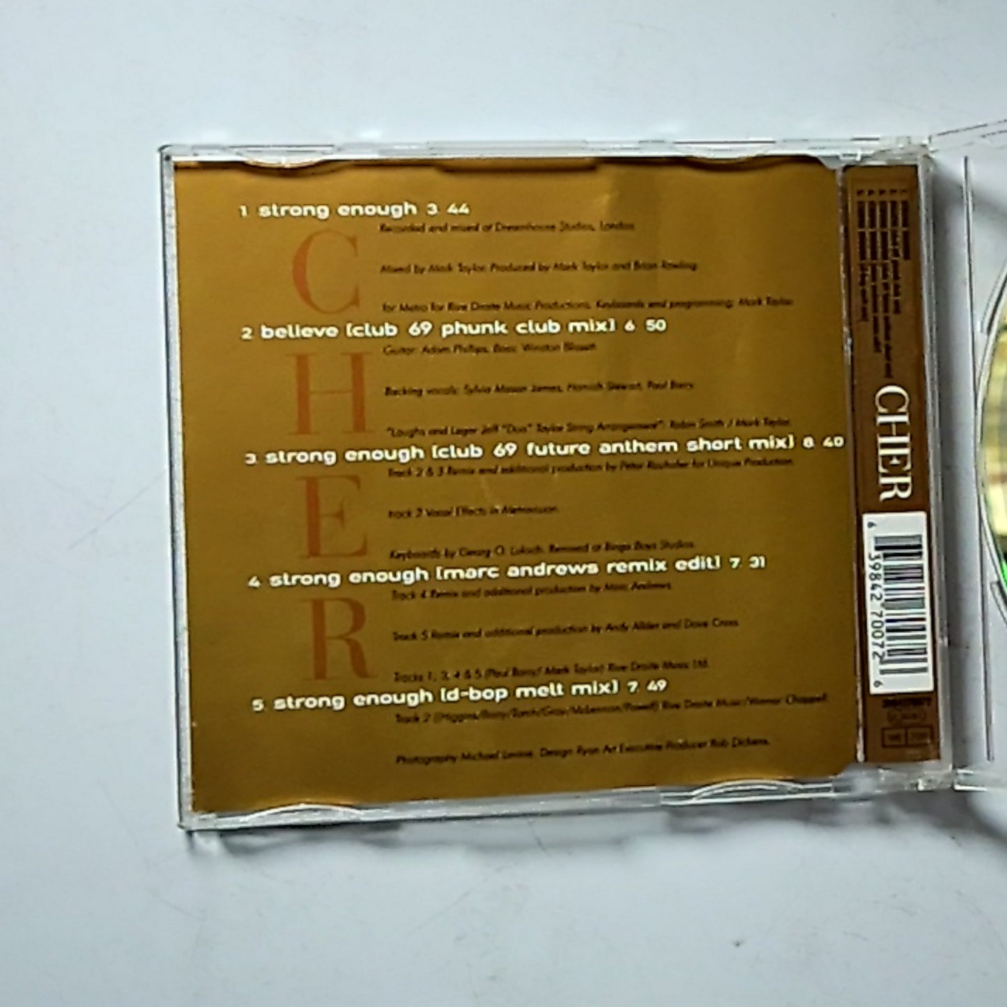 Cher – Strong Enough (CD, 1999) Australia 3984270072