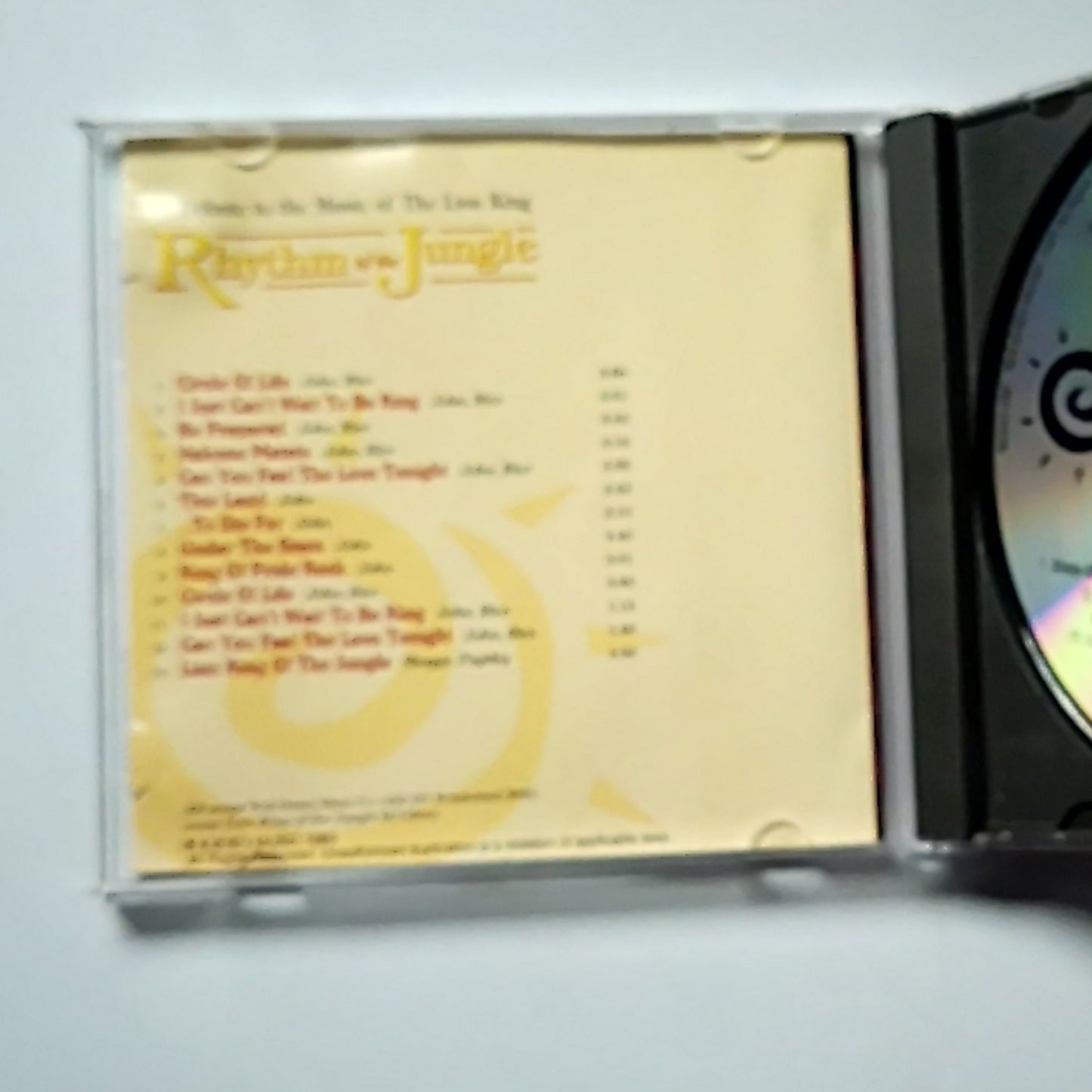 Rhythm Of The Jungle (A Tribute To The Music Of The Lion King) (CD, 1995)