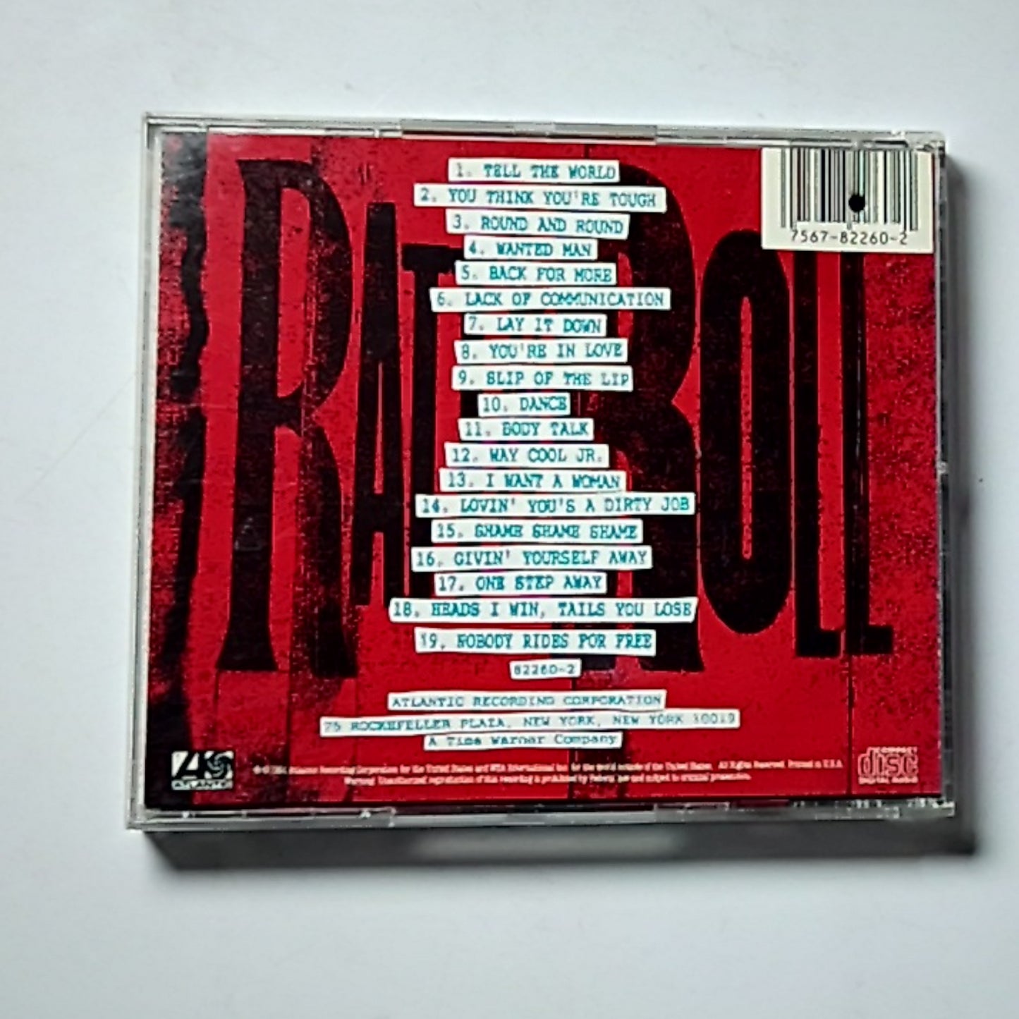 Ratt – Ratt & Roll 8191 (CD, 1991) US 7 82260-2