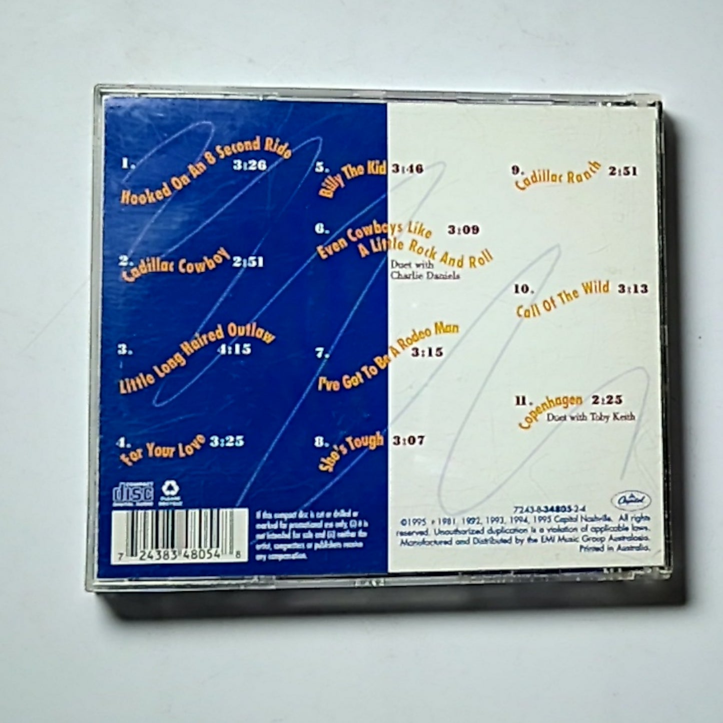 Chris LeDoux – Rodeo Rock And Roll Collection (CD, 1995) Australia