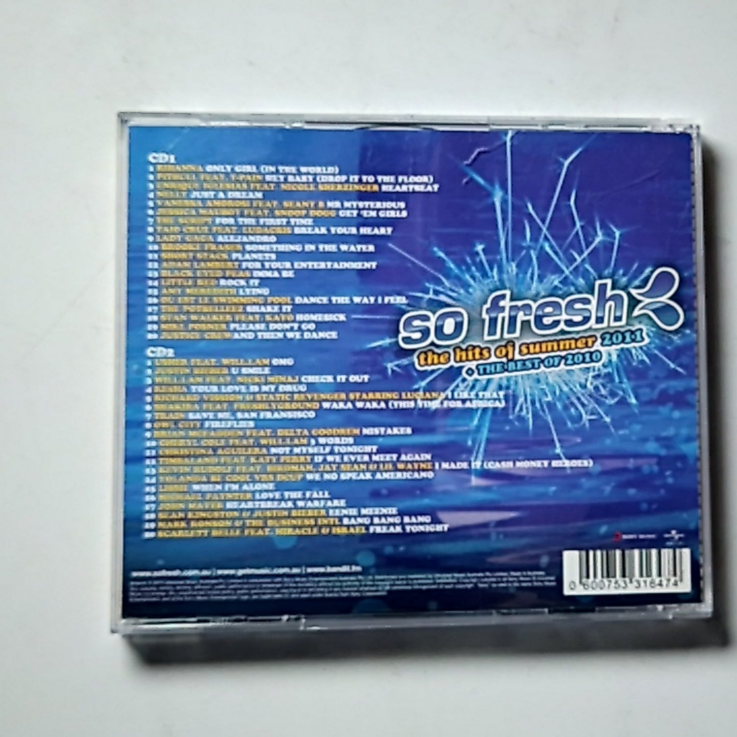 So Fresh: The Hits Of Summer 2011 + The Best Of 2010 (CD 2010) Australia 5331647
