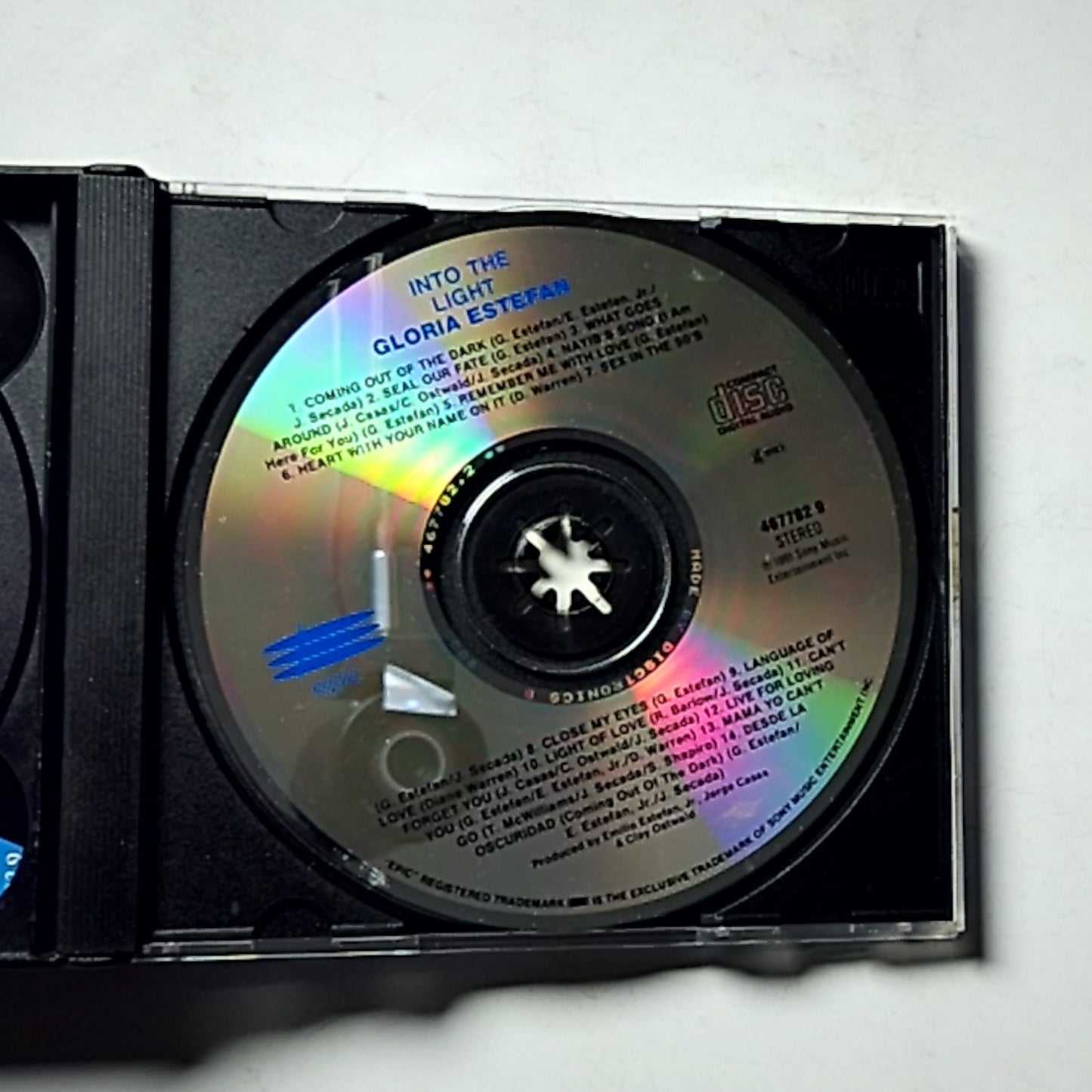 Gloria Estefan – Into The Light / Love Songs (CD, 1991) Australia 467782 3