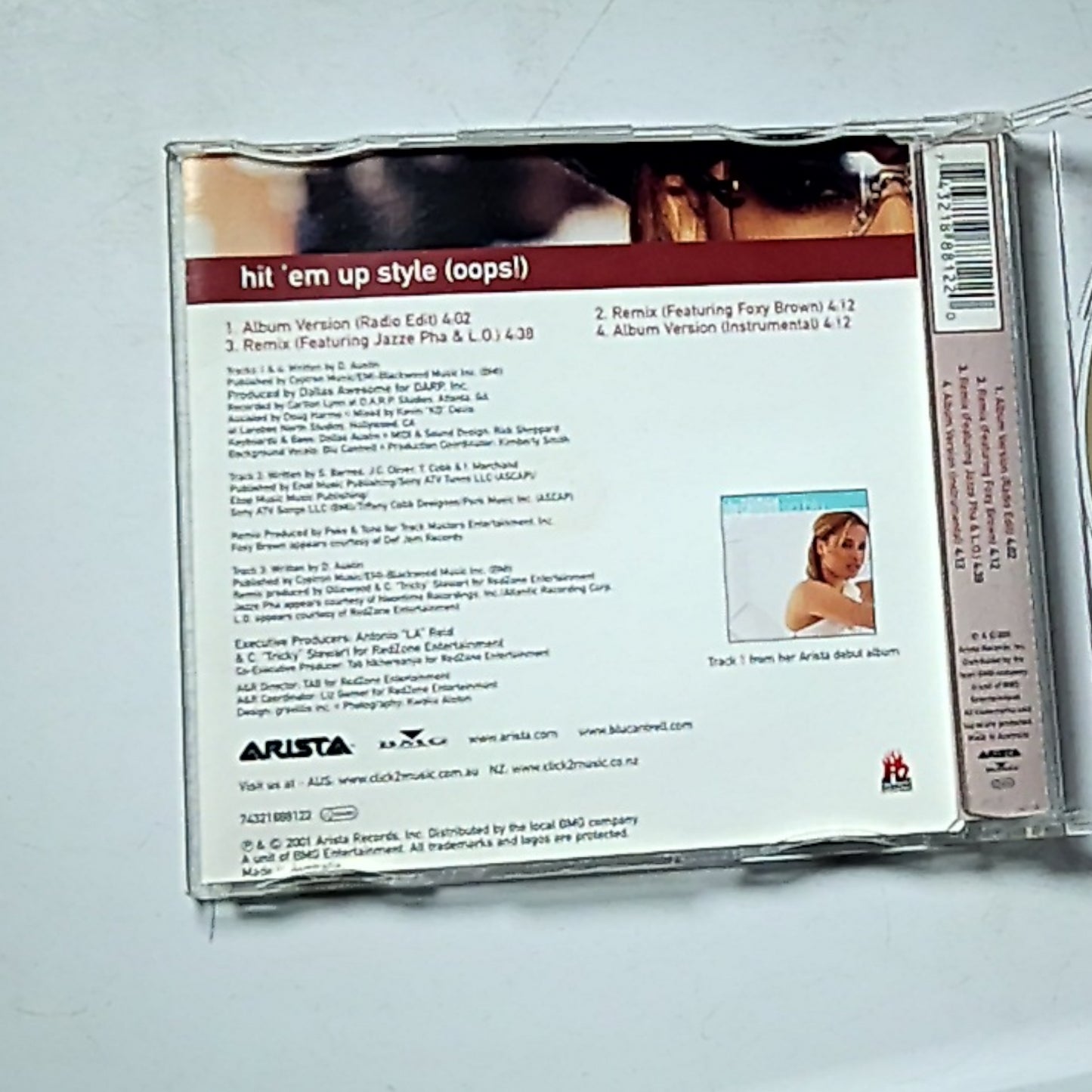 Blu Cantrell – Hit 'Em Up Style (Oops!) (CD, 2001) Australia 74321888122