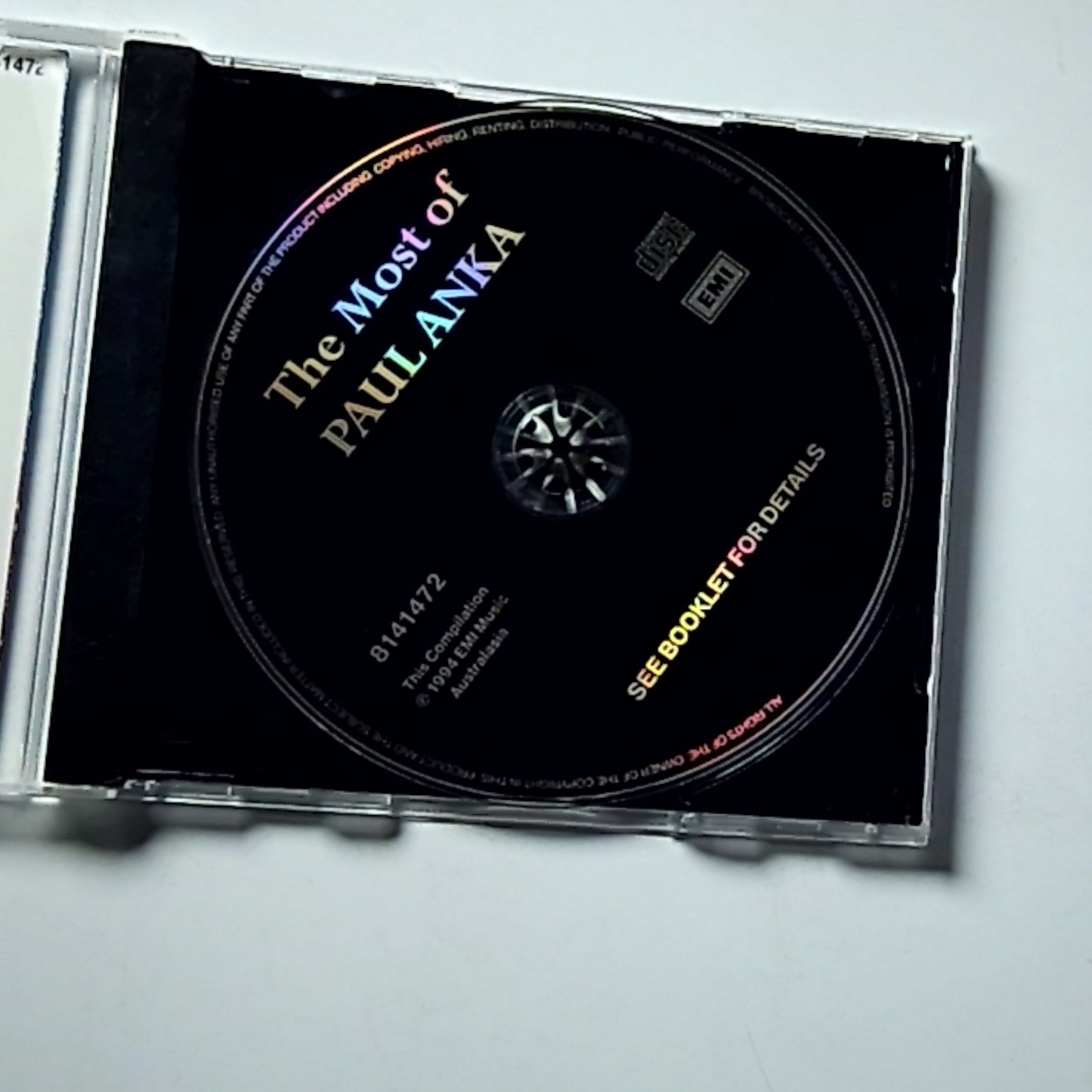 Paul Anka – The Most Of (CD, 1994) Australasia 8141472