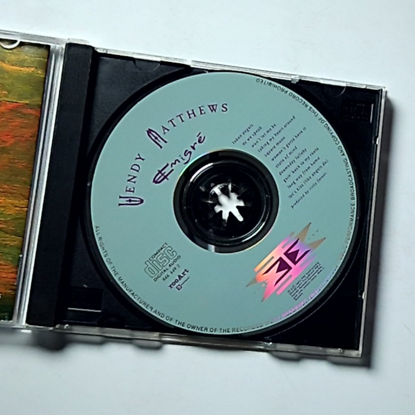 Wendy Matthews – Emigré (CD, 1990) Australasia 846 649-2