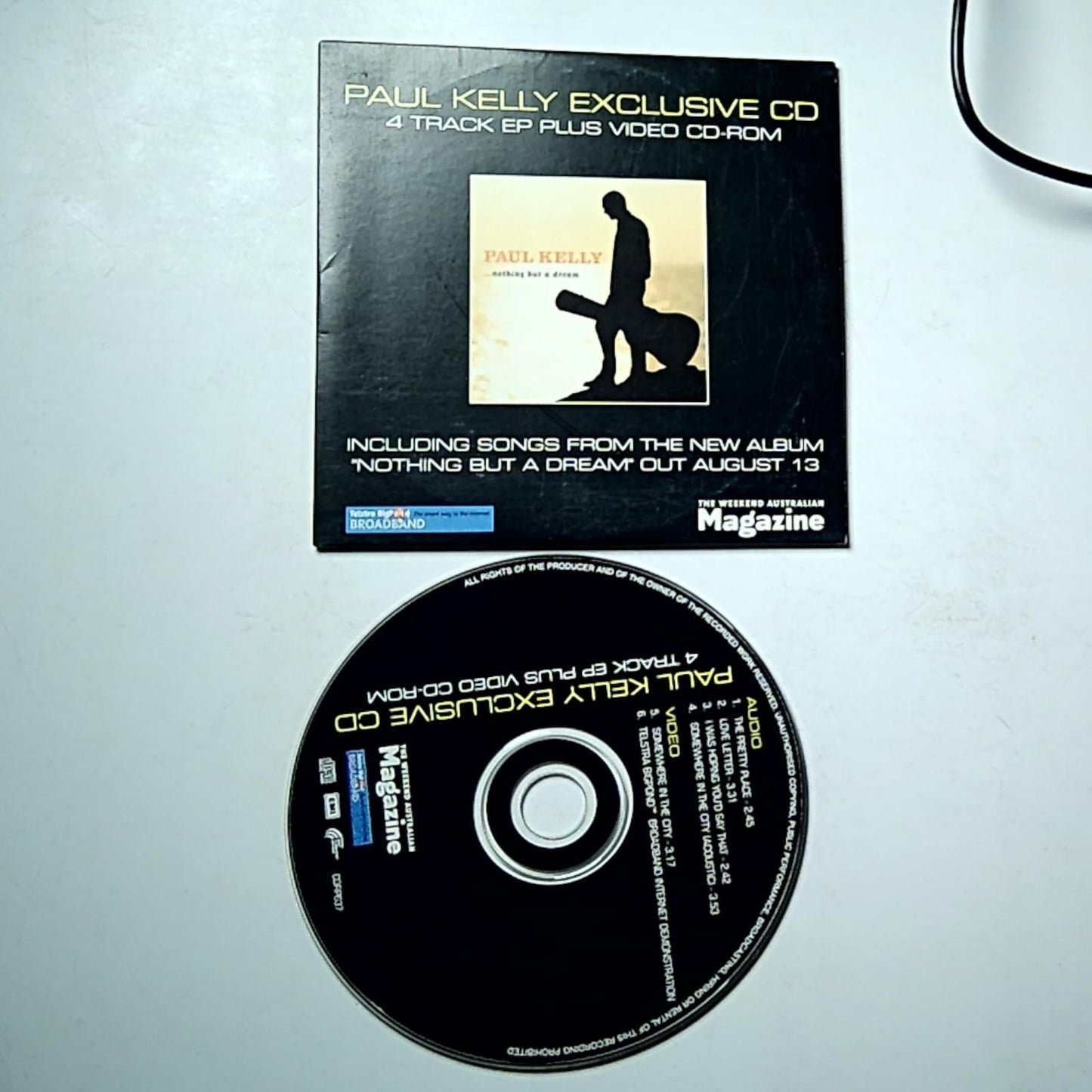 Paul Kelly – Paul Kelly Exclusive CD (CD, 2001) Australia CDRP637