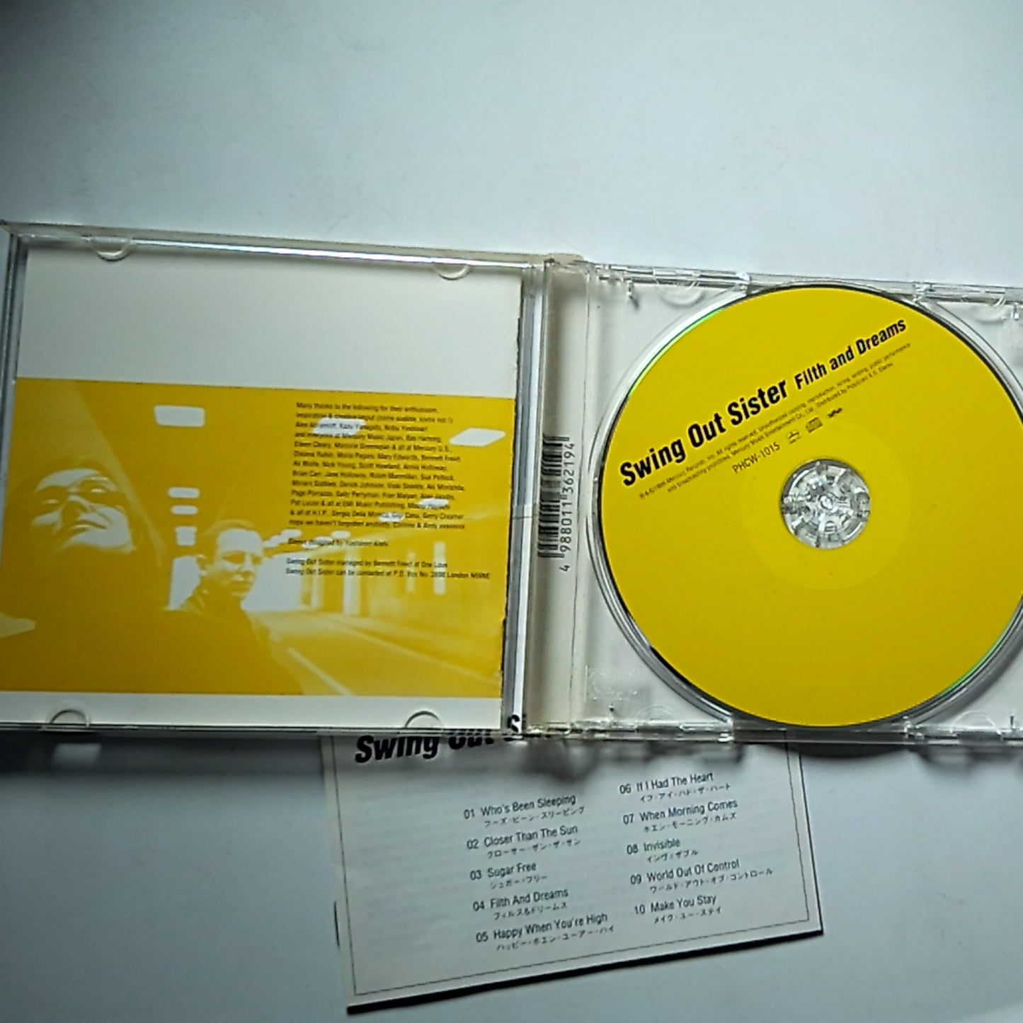 Swing Out Sister – Filth And Dreams (CD, 1999) Japan PHCW-1015