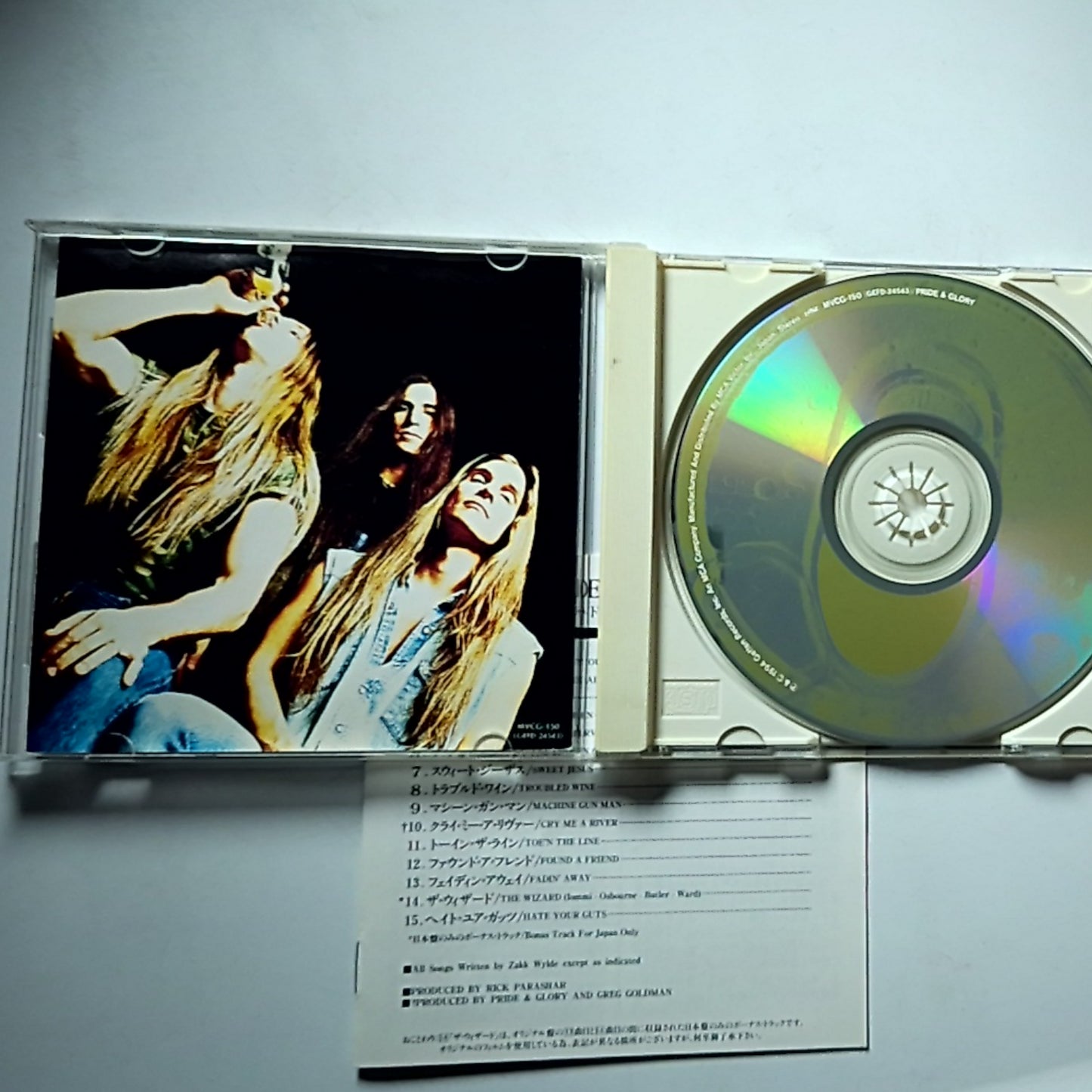 Pride & Glory – Pride & Glory (CD, 1994) Japan Bonus Track MVCG-150