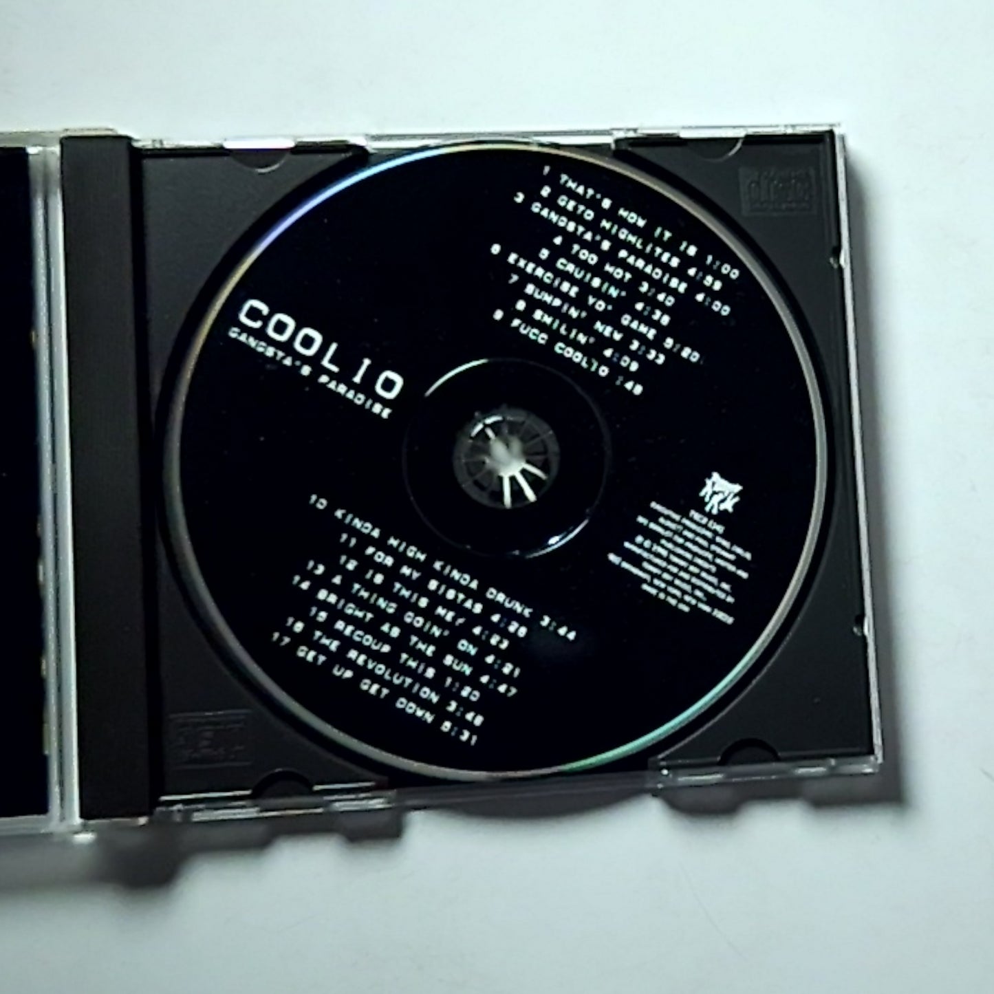 Coolio – Gangsta's Paradise (CD, 1995) USA & Canada TBCD 1141