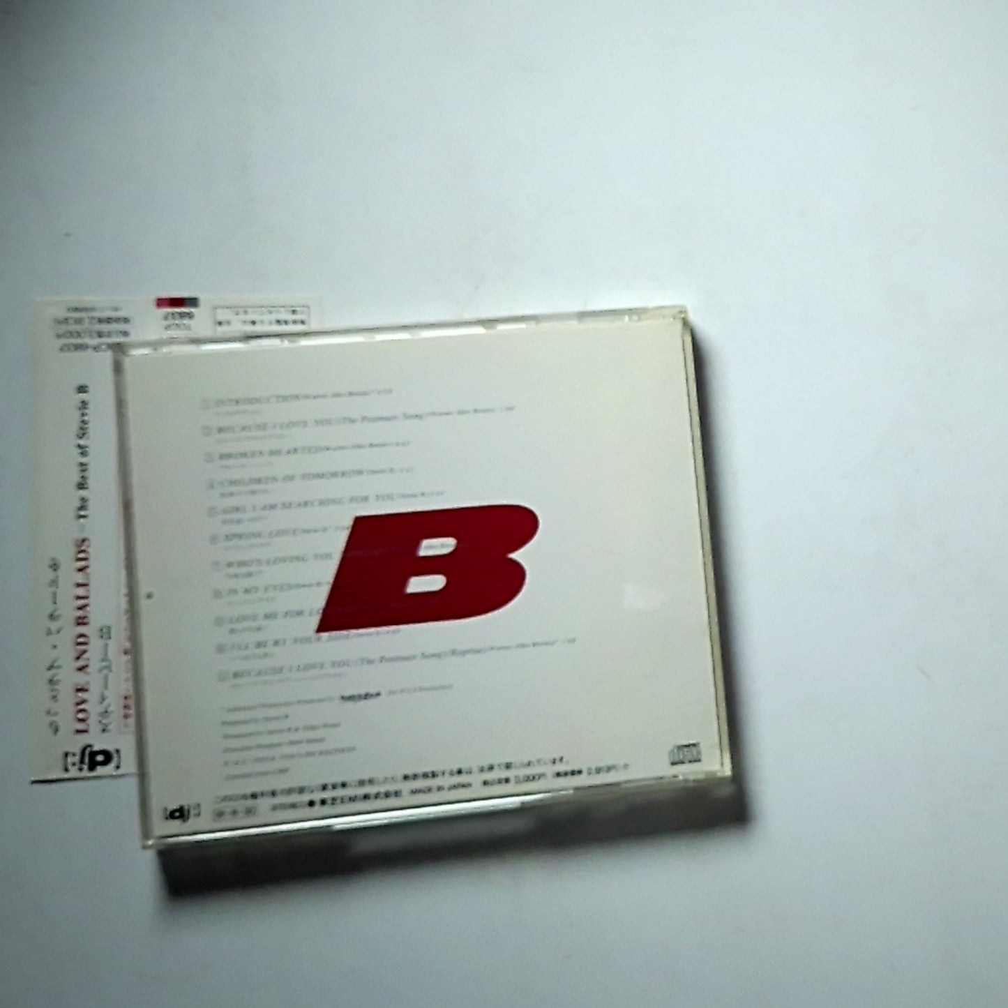 Stevie B – Love and Ballads ~ The Best Of Stevie B (CD 1991) Japan obi TOCP-6837