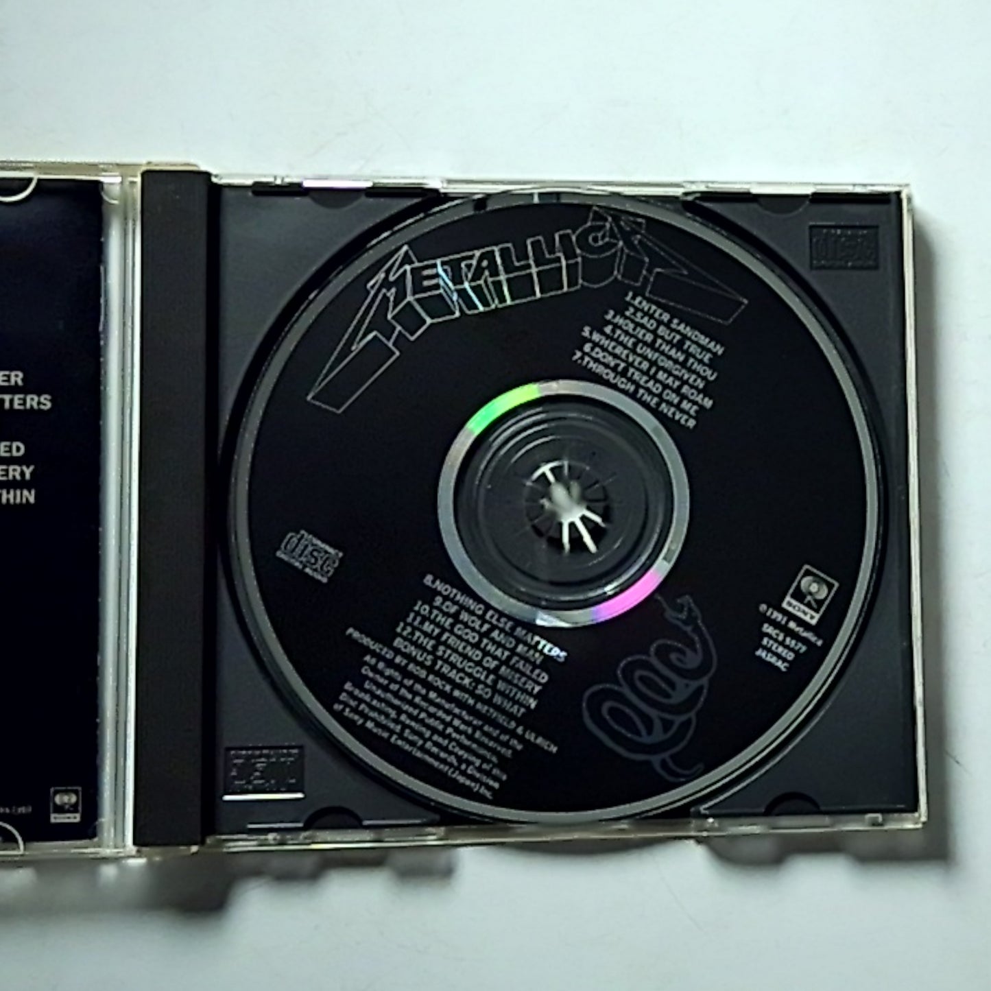 Metallica – Metallica (CD, 1991) Japan Bonus Track SRCS 5577