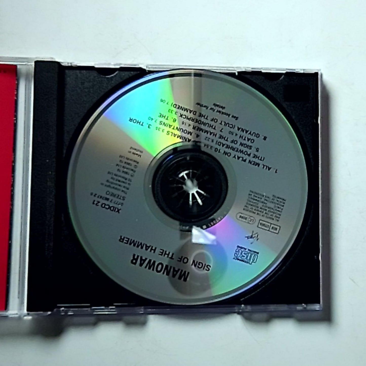 Manowar – Sign Of The Hammer (CD) Europe XIDCD 21