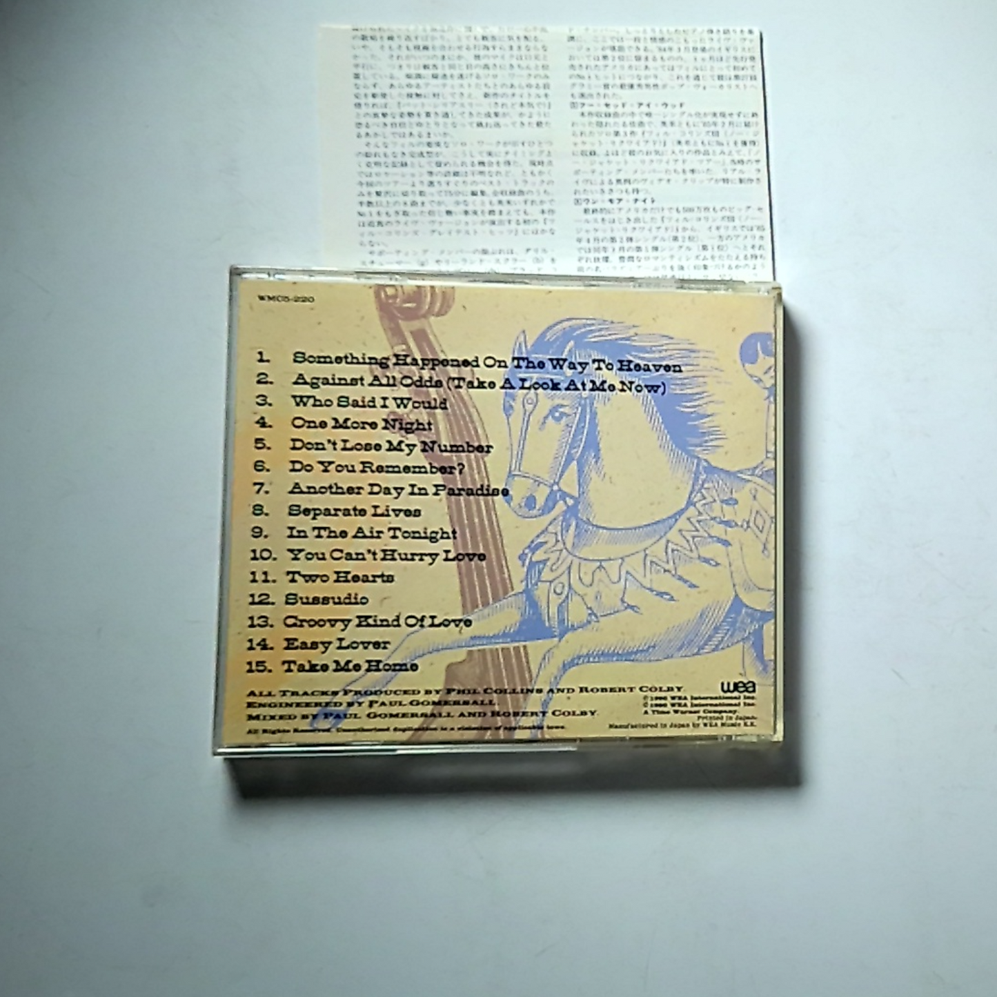 Phil Collins – Serious Hits...Live! (CD, 1990) Japan WMC5-220