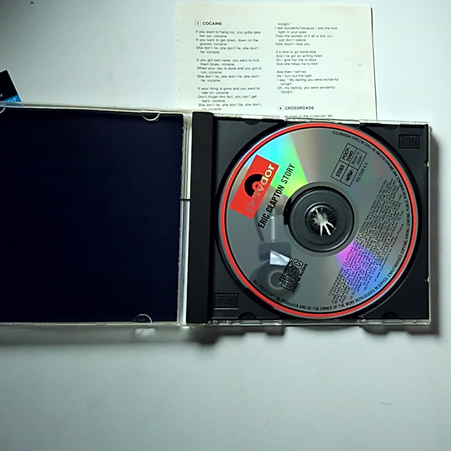 Eric Clapton – Story (CD, 1991) Japan Obi POCP-2090