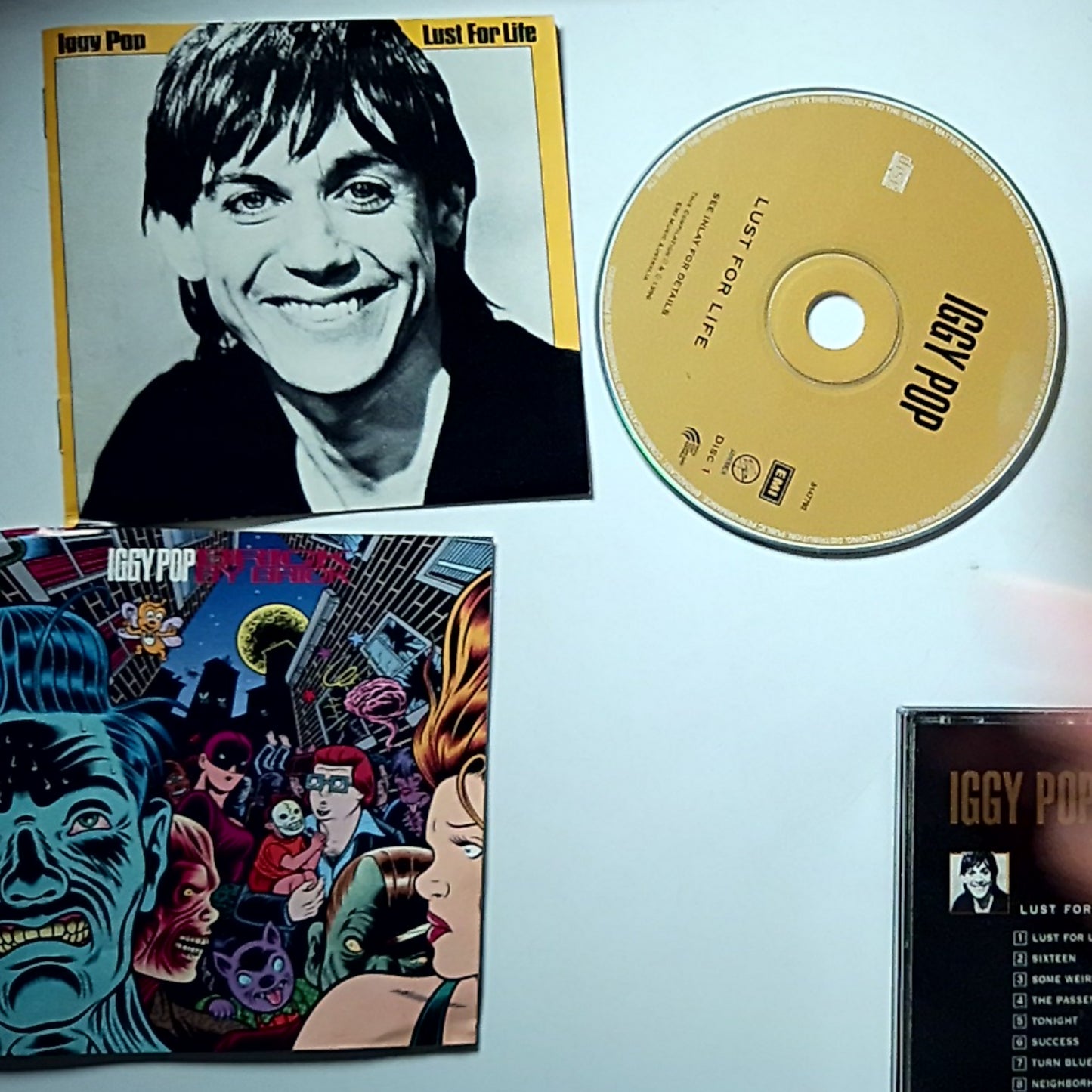 Iggy Pop – Lust For Life / Brick By Brick (CD, 1996) Australia 8147792