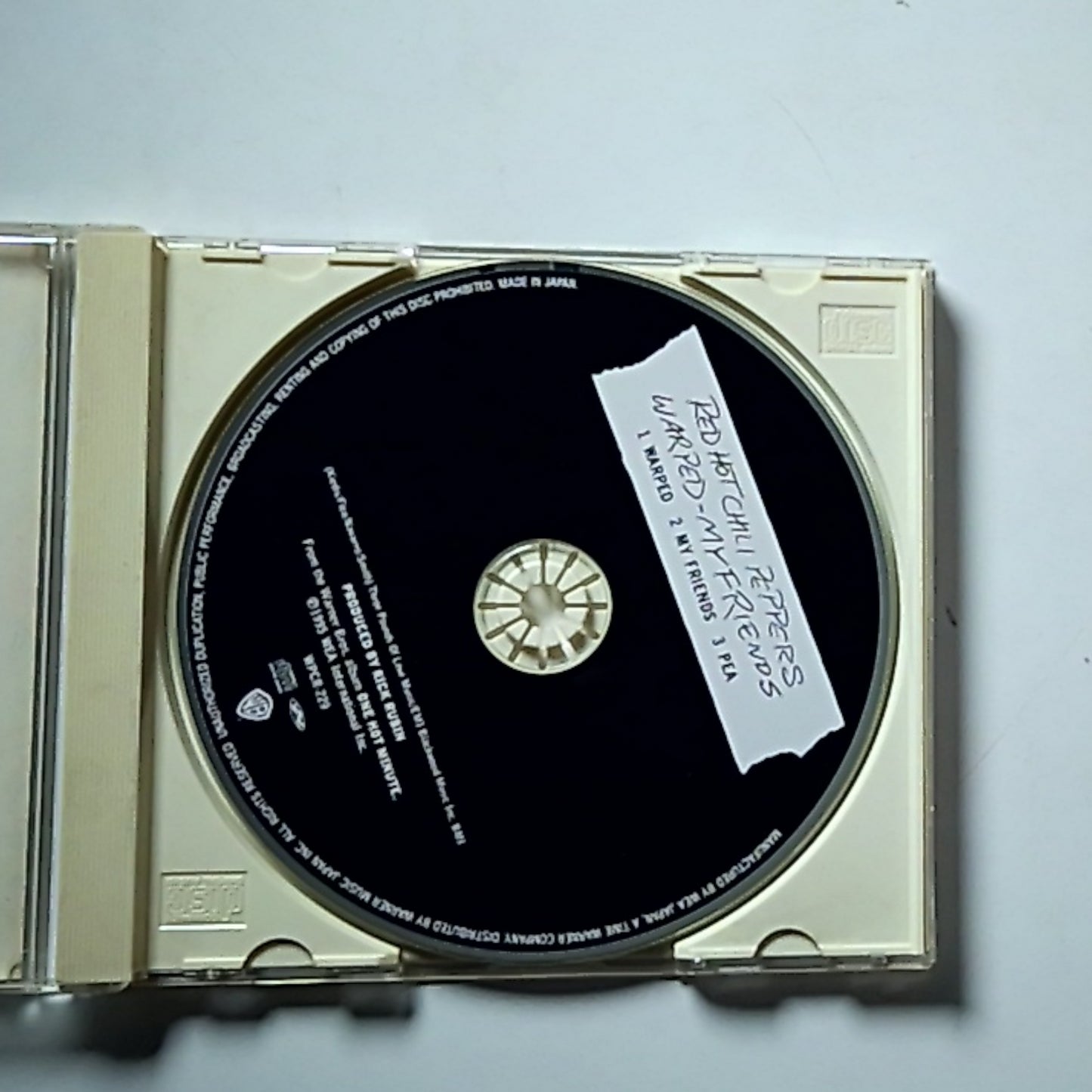 Red Hot Chili Peppers – Warped / My Friends (CD, 1995) Japan WPCR-229