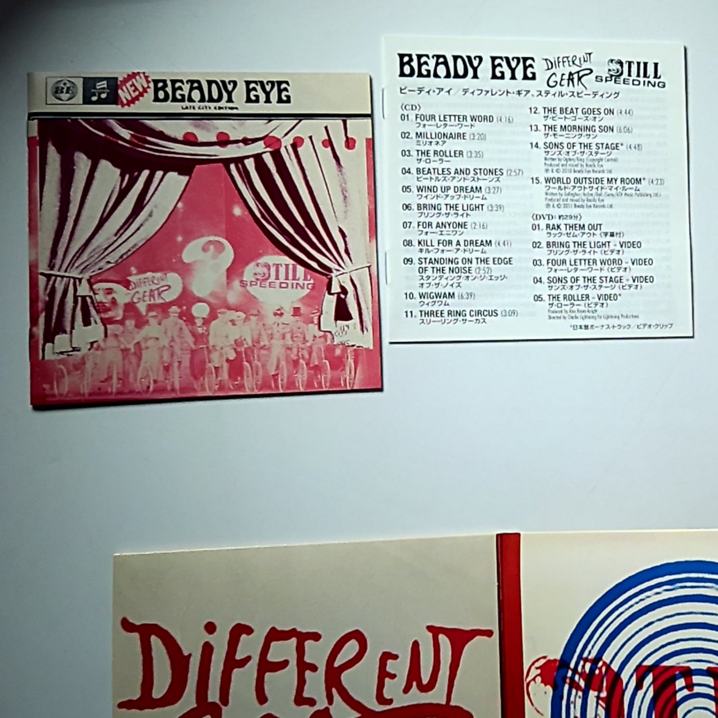 Beady Eye – Different Gear, Still Speeding (CD + DVD, 2011) Japan SICP 3048~9