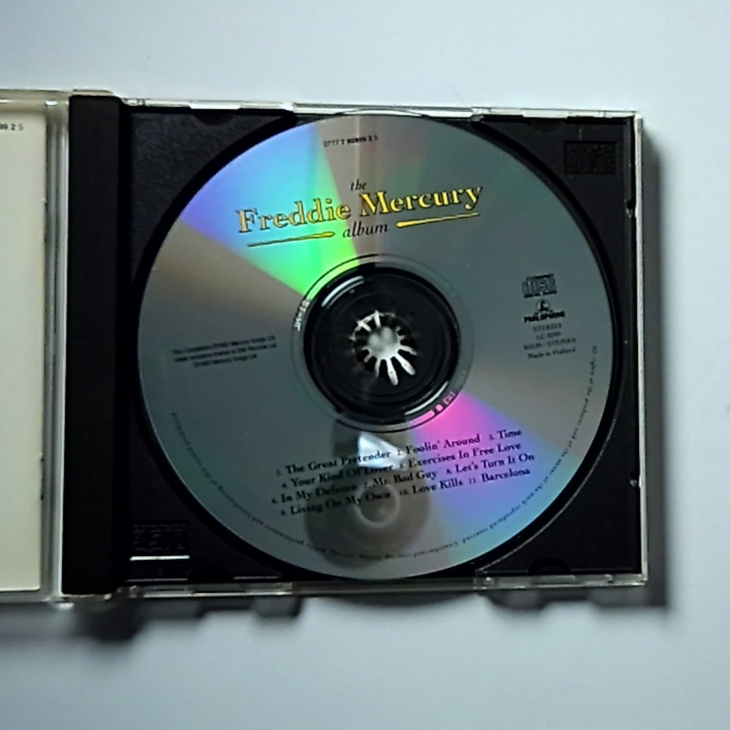 Freddie Mercury – The Freddie Mercury Album (CD, 1992) Europe 0777 7 80999 2 5