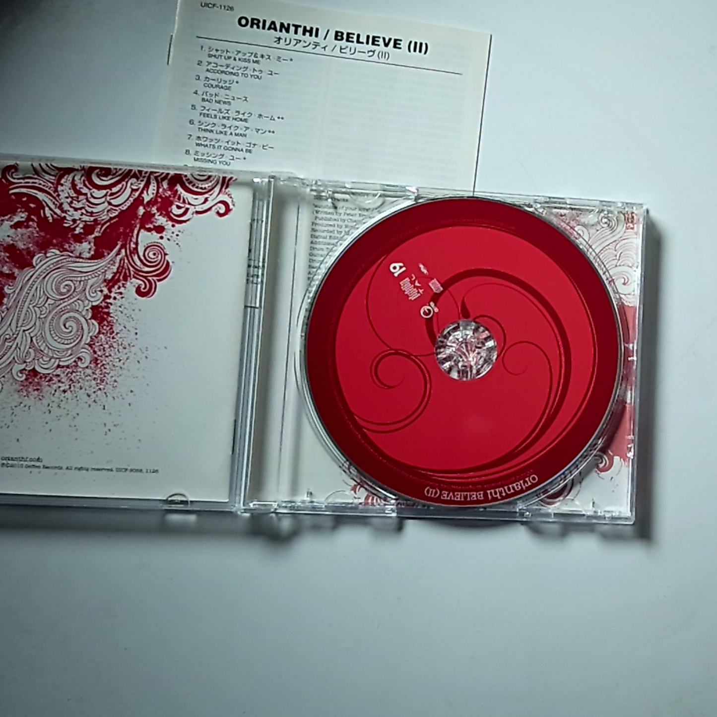 Orianthi – Believe (II) (CD, 2010) Japan Bonus Track UICF-1126