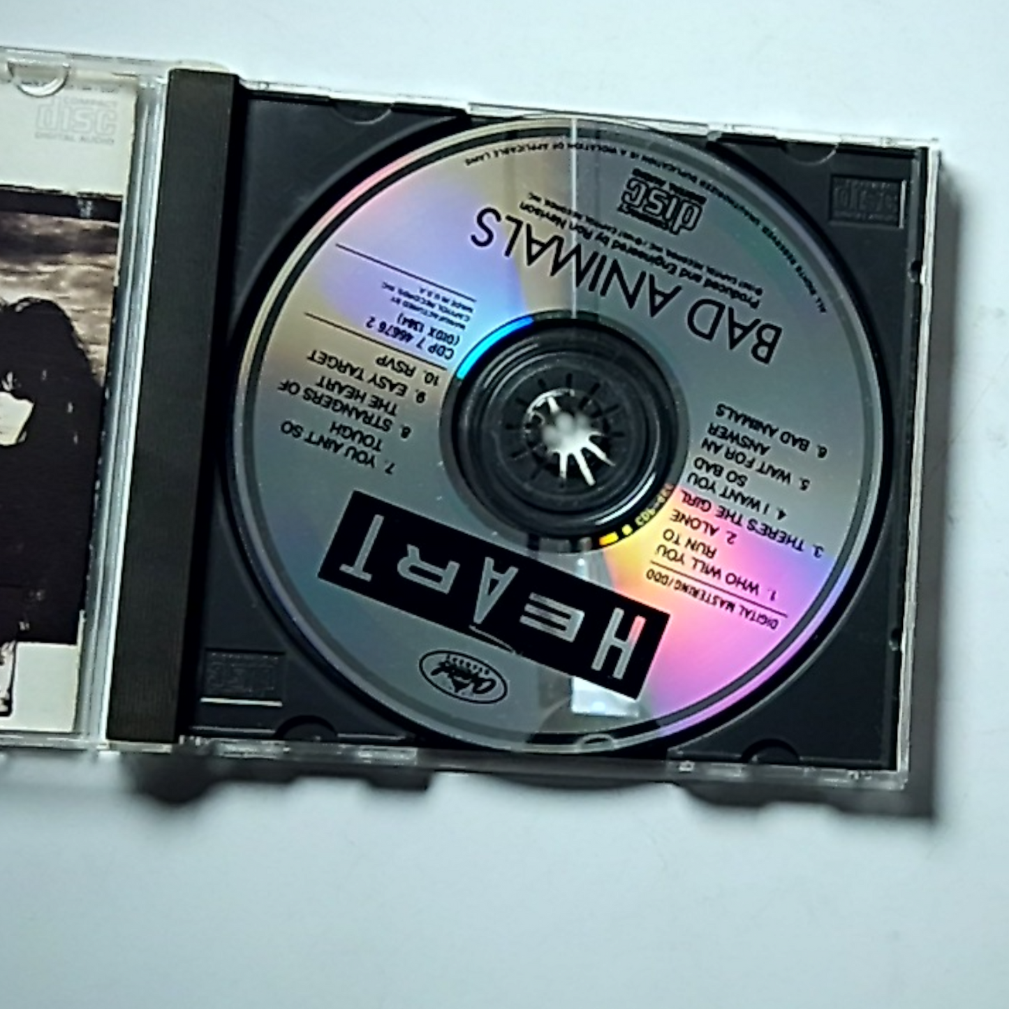 Heart – Bad Animals (CD, 1987) US CDP 7 46676 2