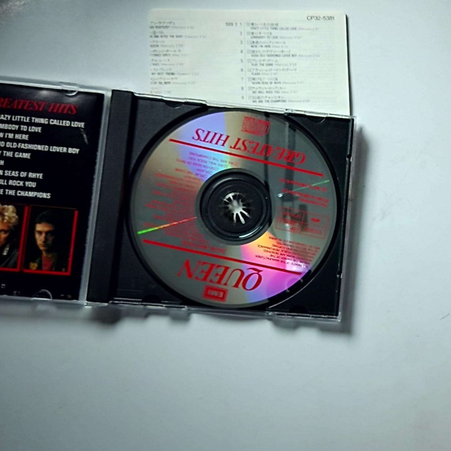 Queen – Greatest Hits (CD, 1989) Japan CP32-5381
