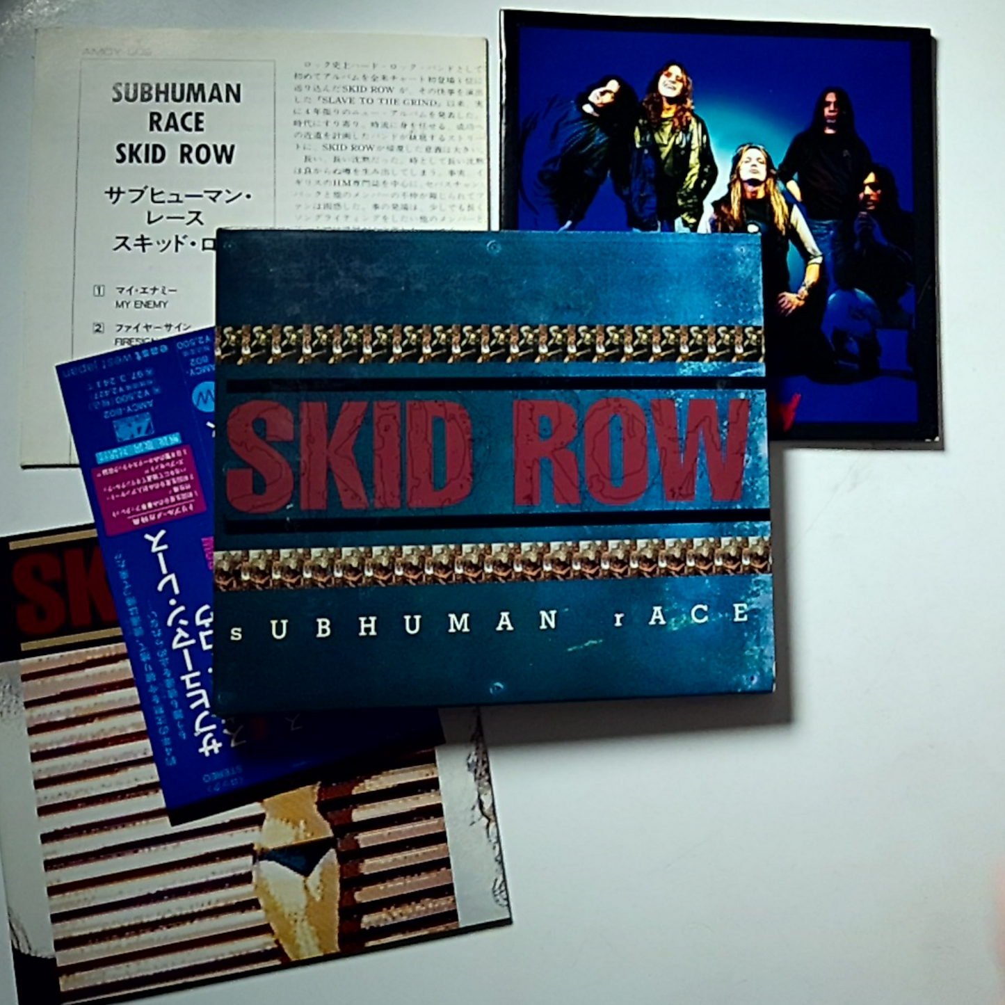 Skid Row – Subhuman Race (CD, 1995) Japan Bonus Track Obi AMCY-802