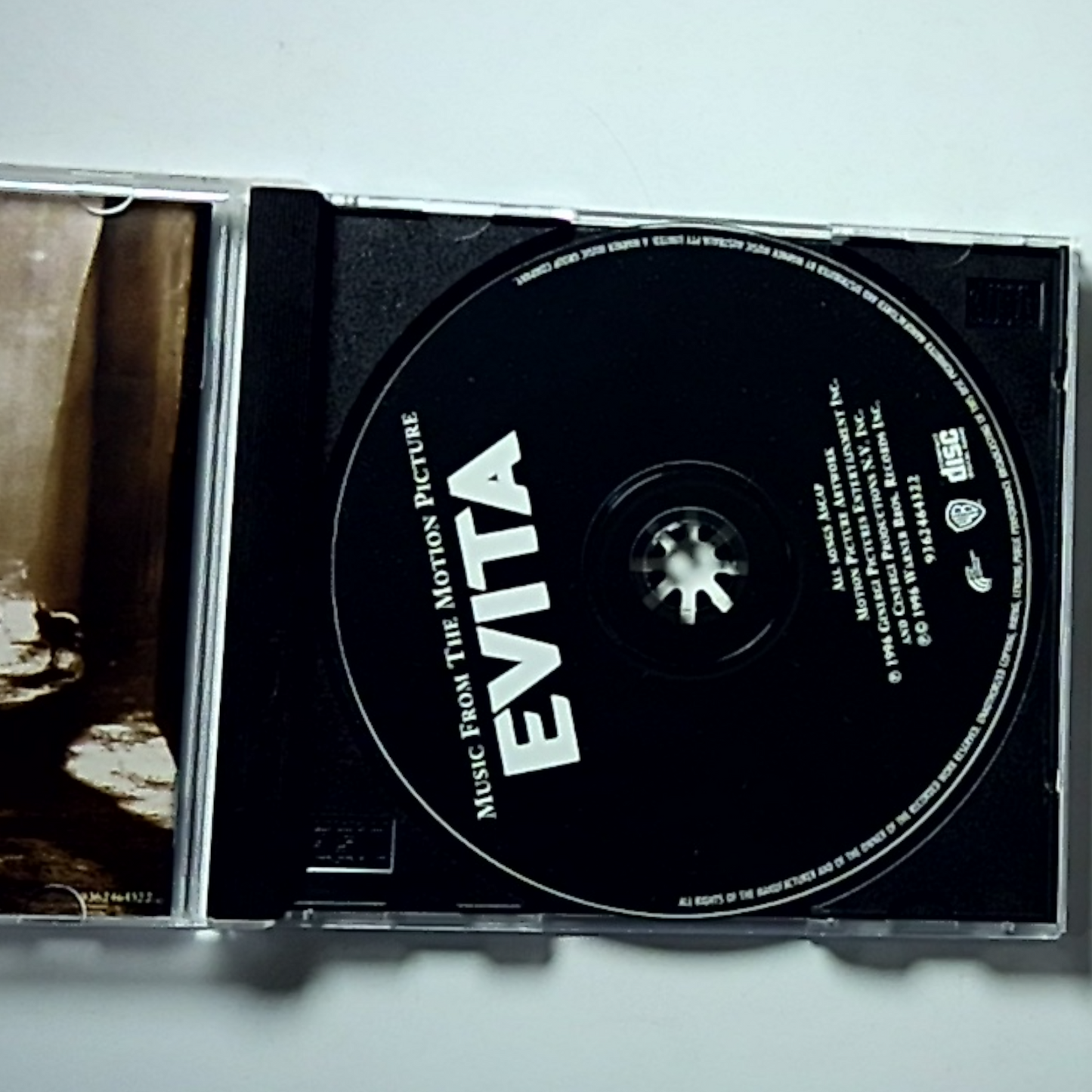 Evita (Music From The Motion Picture) (CD, 1996) Australia 9362464322