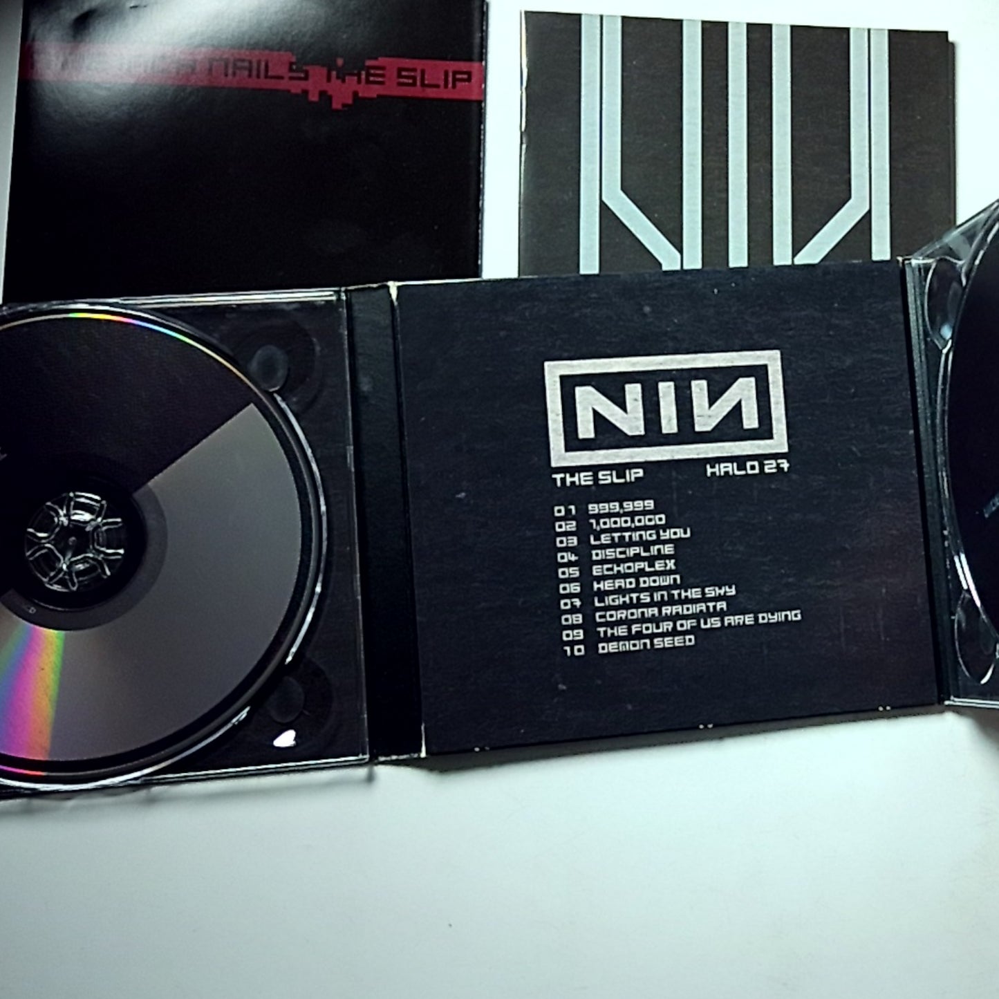 Nine Inch Nails – The Slip (CD + DVD, 2008) US HALO 27 CD-LE