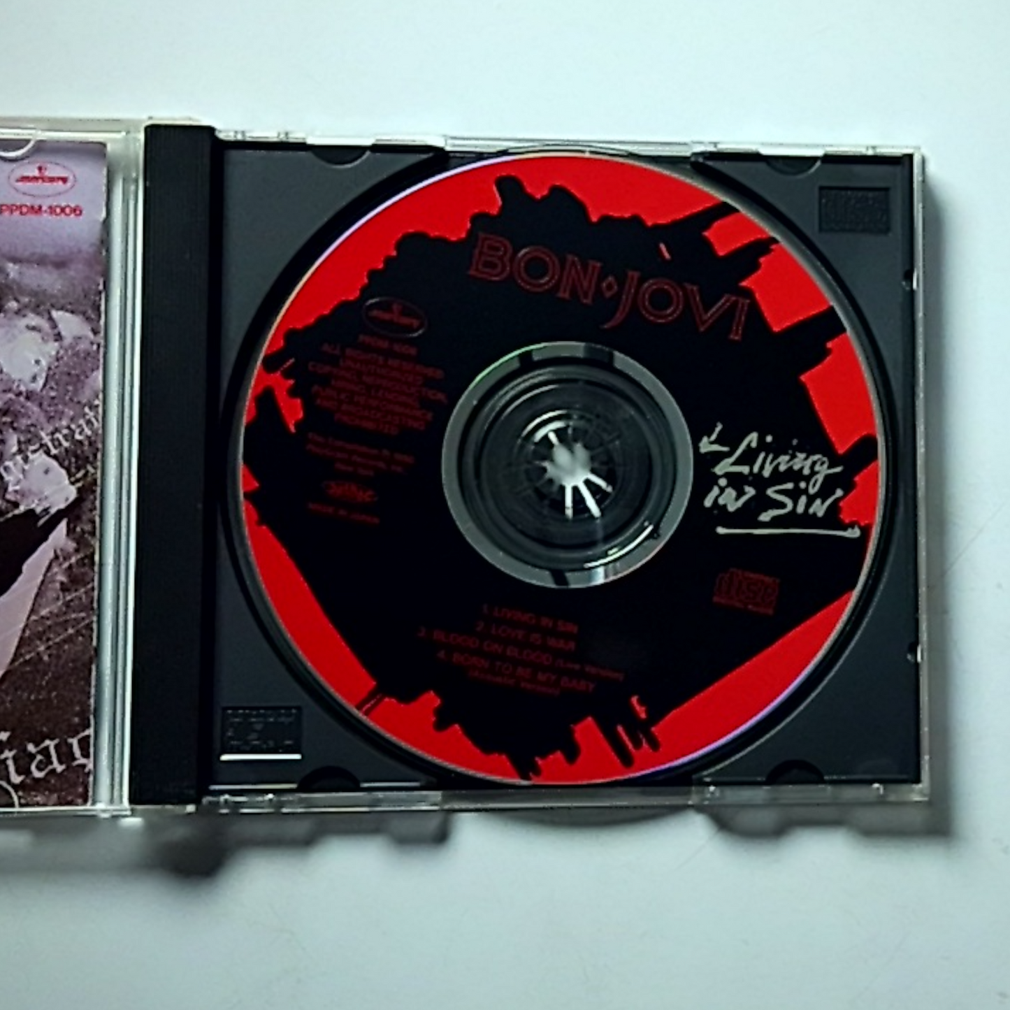 Bon Jovi – Living In Sin (CD, 1990) Japan PPDM-1006