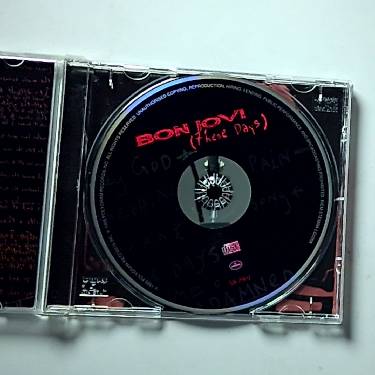Bon Jovi – These Days (CD, 1995) Europe 528 248-2