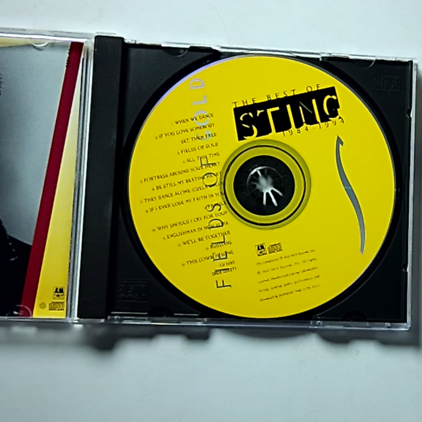 Sting – Fields Of Gold: The Best Of Sting 1984 - 1994 (CD, 1994) US CD 0269