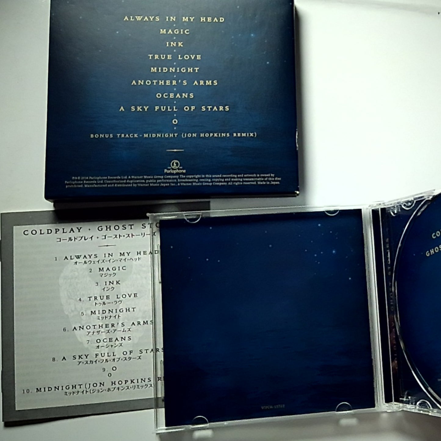 Coldplay – Ghost Stories (CD, 2014) Japan Bonus Track WPCR-15722