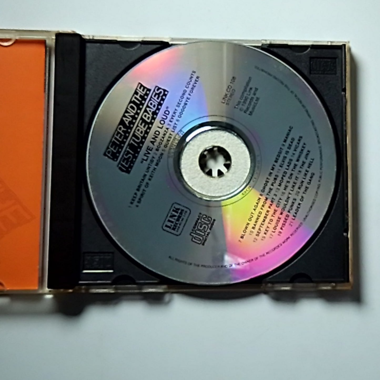 Peter And The Test Tube Babies – Live And Loud !! (CD, 1989) UK LINK CD 108