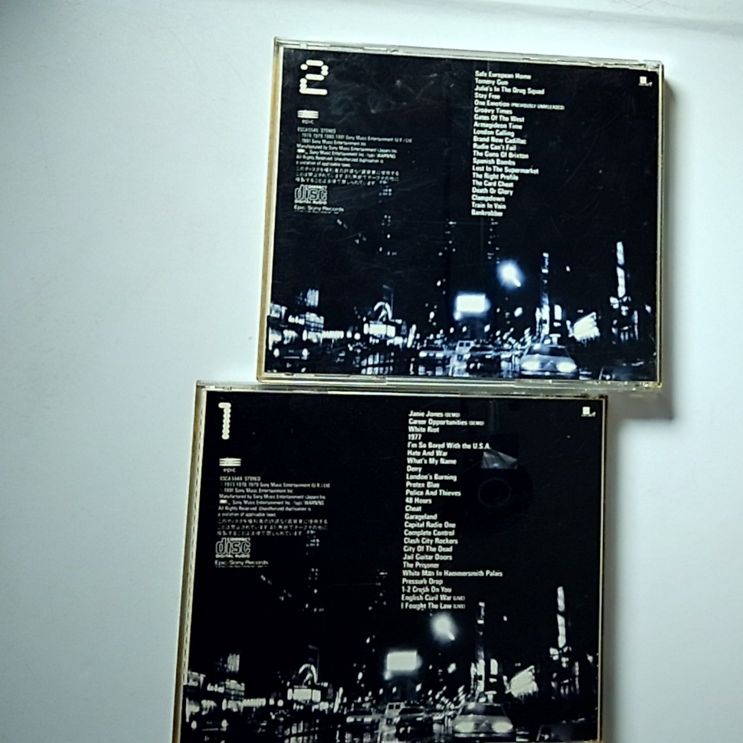 The Clash – Clash On Broadway 1 & 2 (CD, 1992) Japan ESCA 5544~6