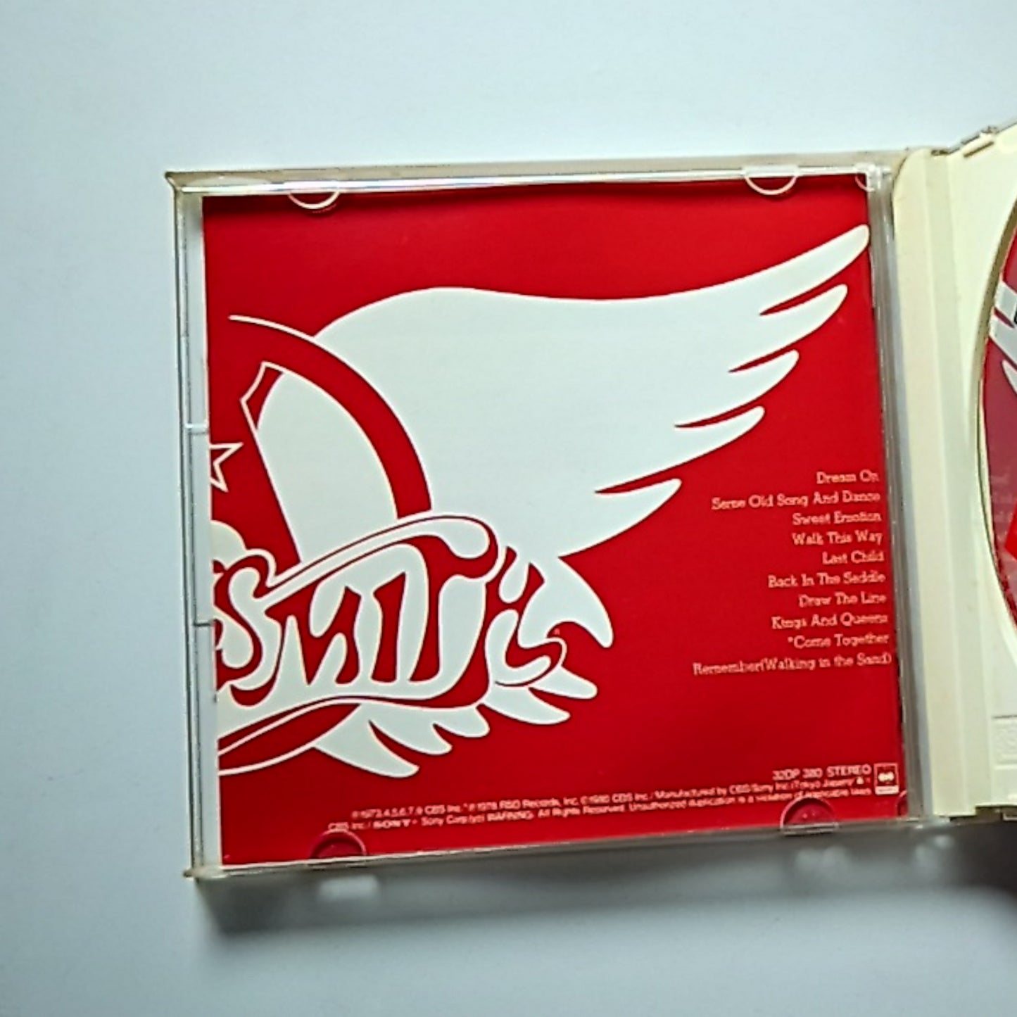 Aerosmith – Aerosmith's Greatest Hits (CD, 1986) Japan Bonus Track 32DP 380