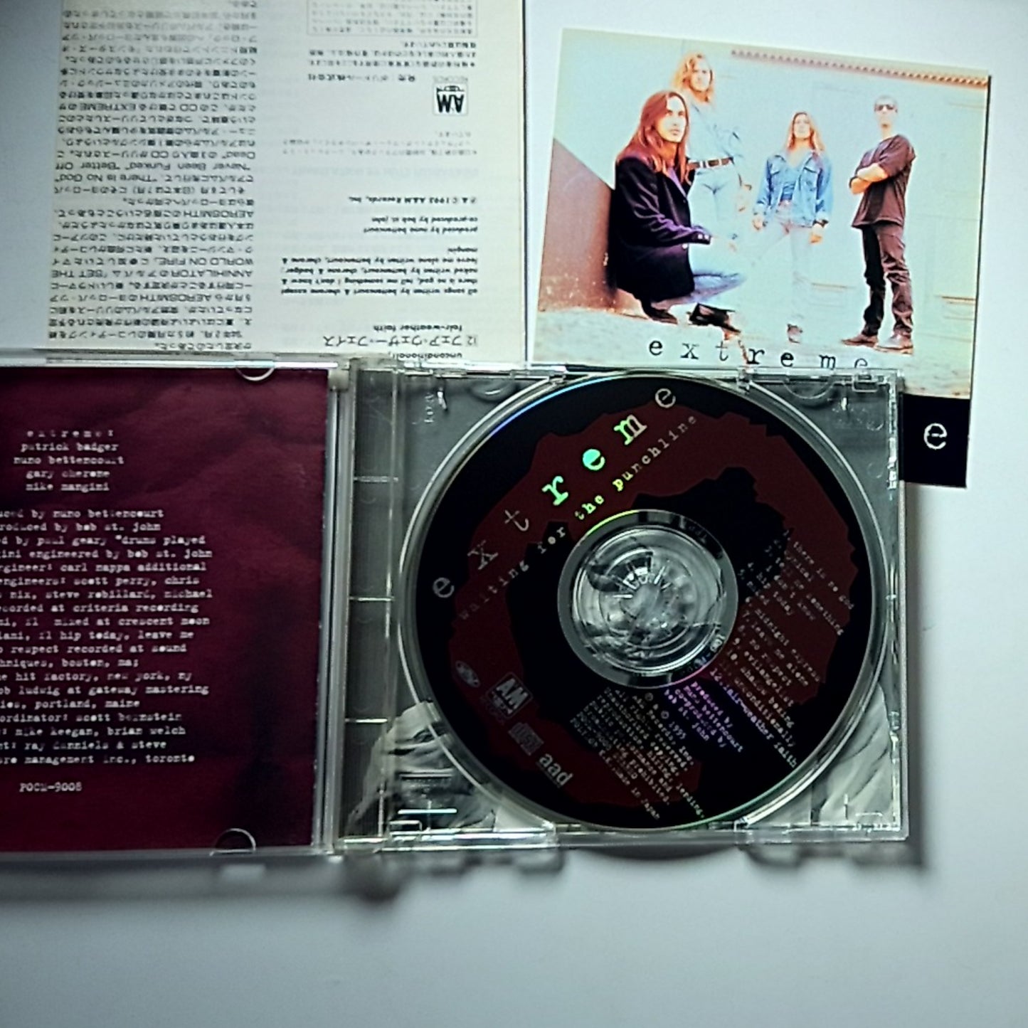 Extreme – Waiting For The Punchline (CD, 1995) Japan Sticker POCM-9008