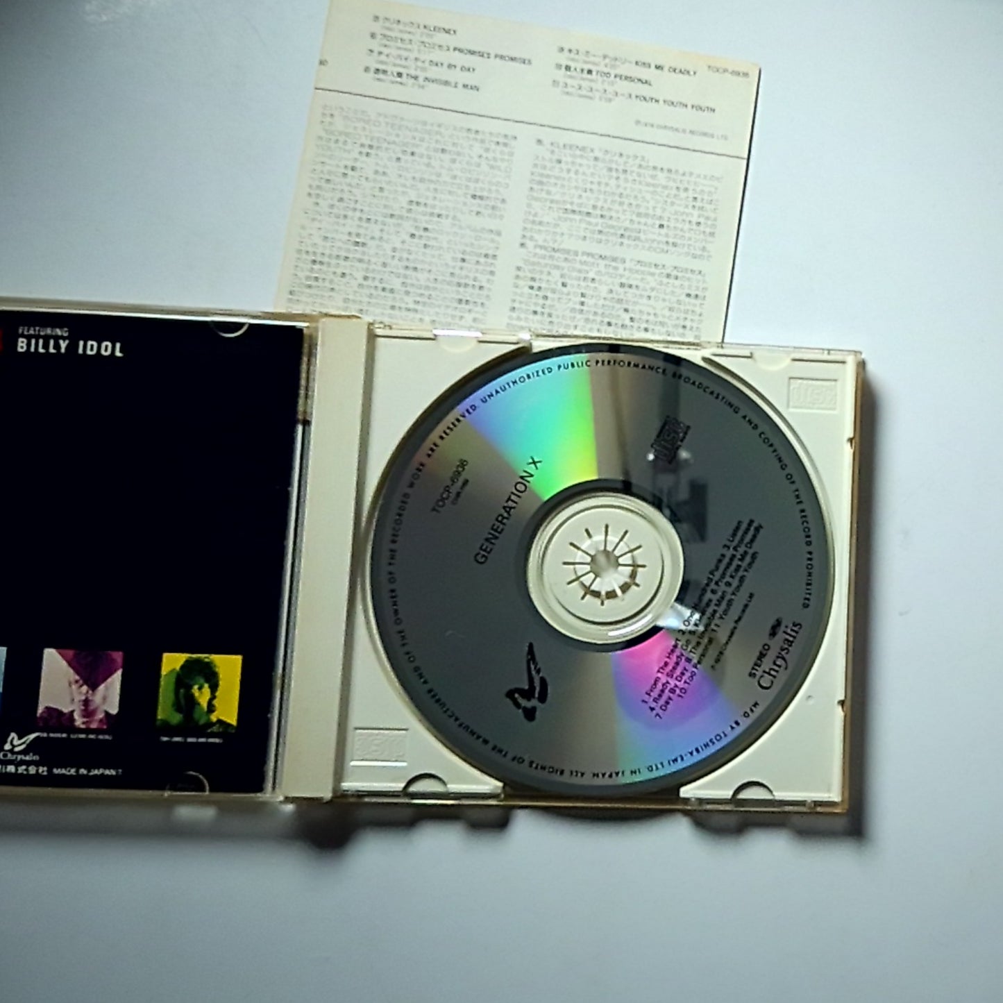 Generation X – Generation X (CD, 1991) Japan TOCP-6936