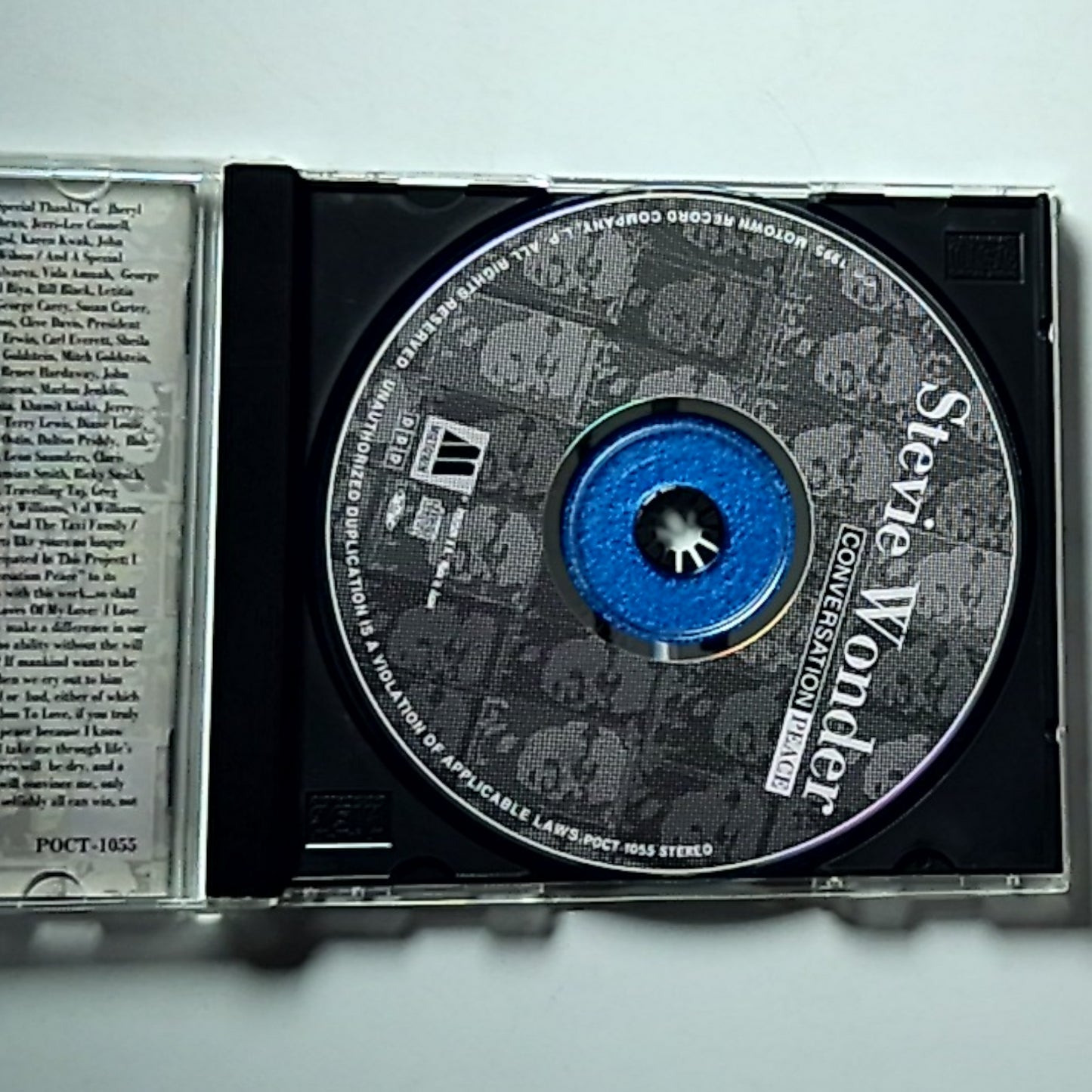 Stevie Wonder – Conversation Peace (CD, 1995) Japan POCT-1055
