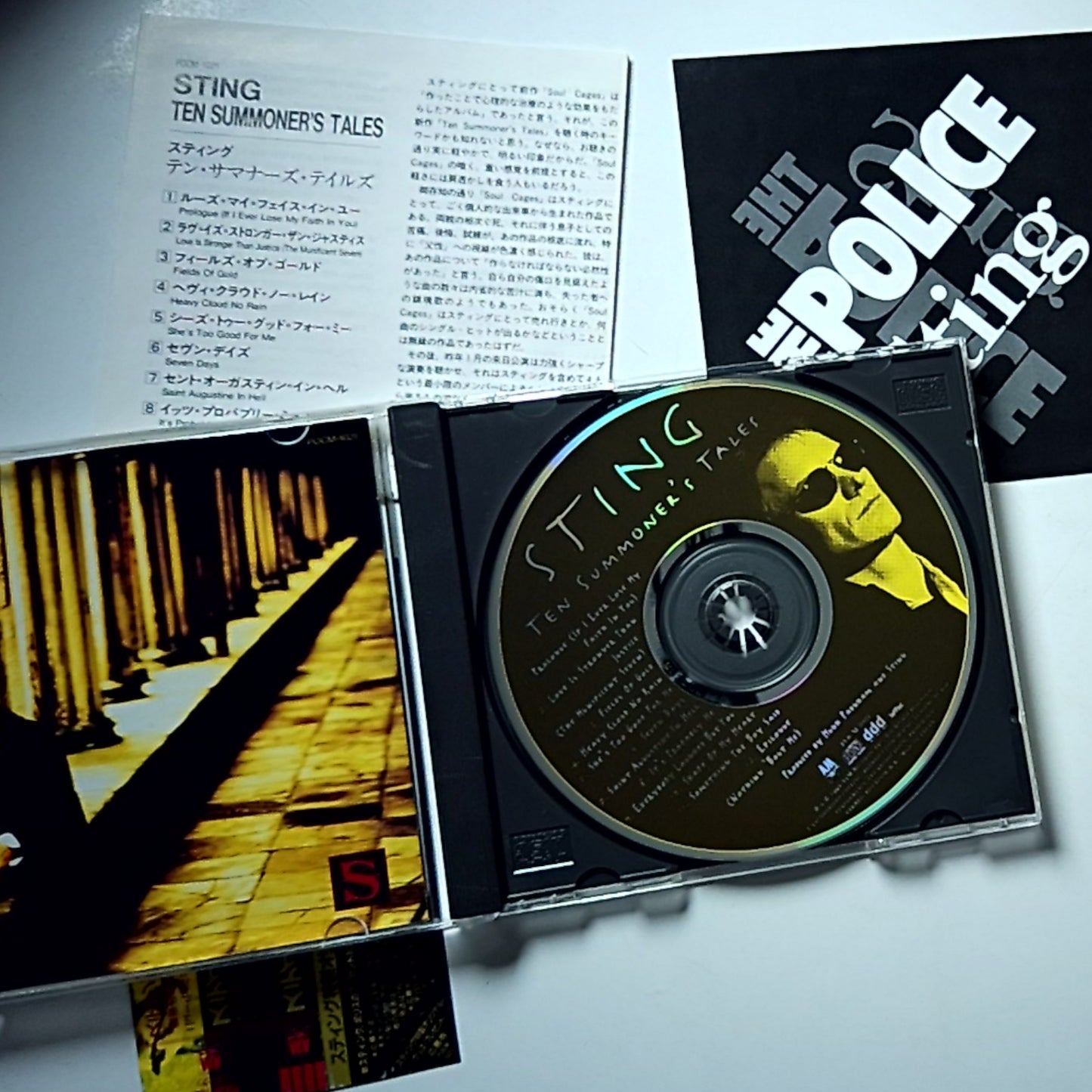 Sting – Ten Summoner's Tales (CD, 1993) Japan Obi POCM-1021