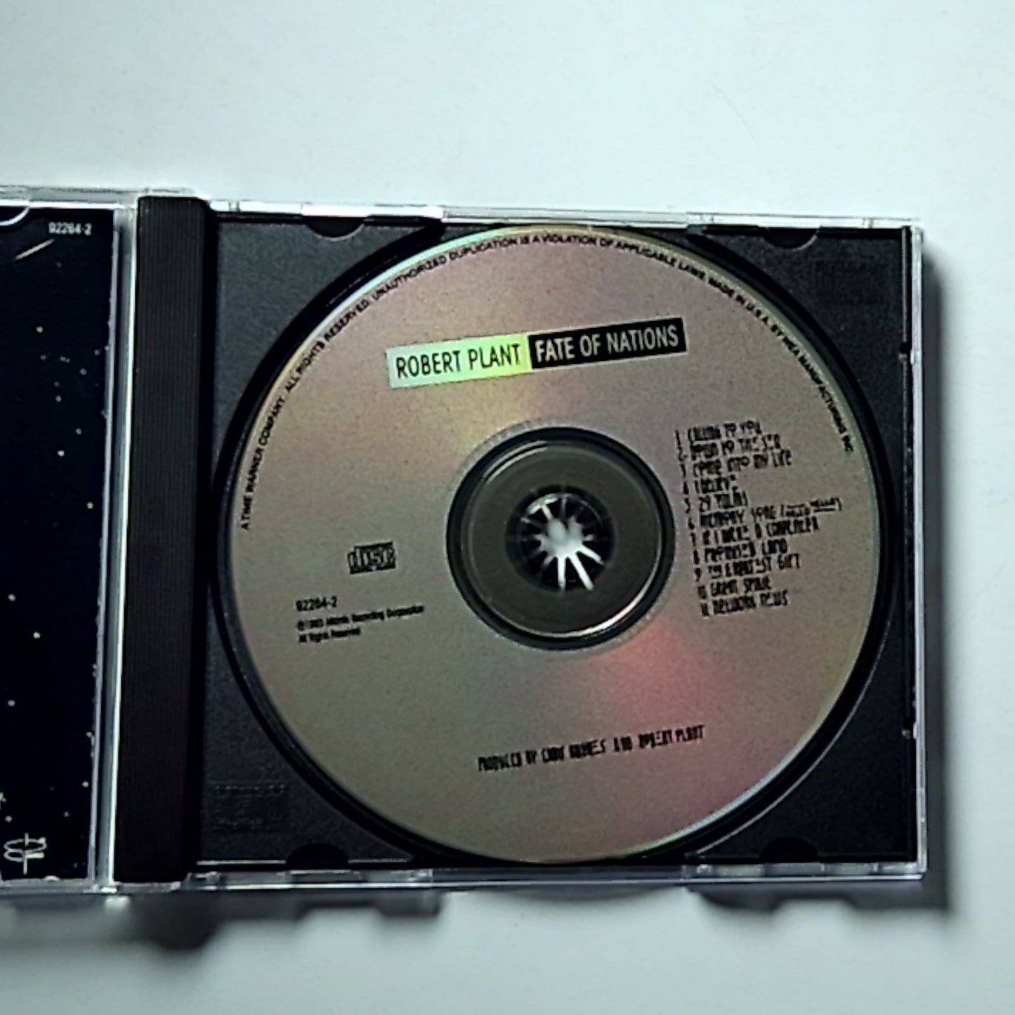 Robert Plant – Fate Of Nations (CD, 1993) US 7 92264-2