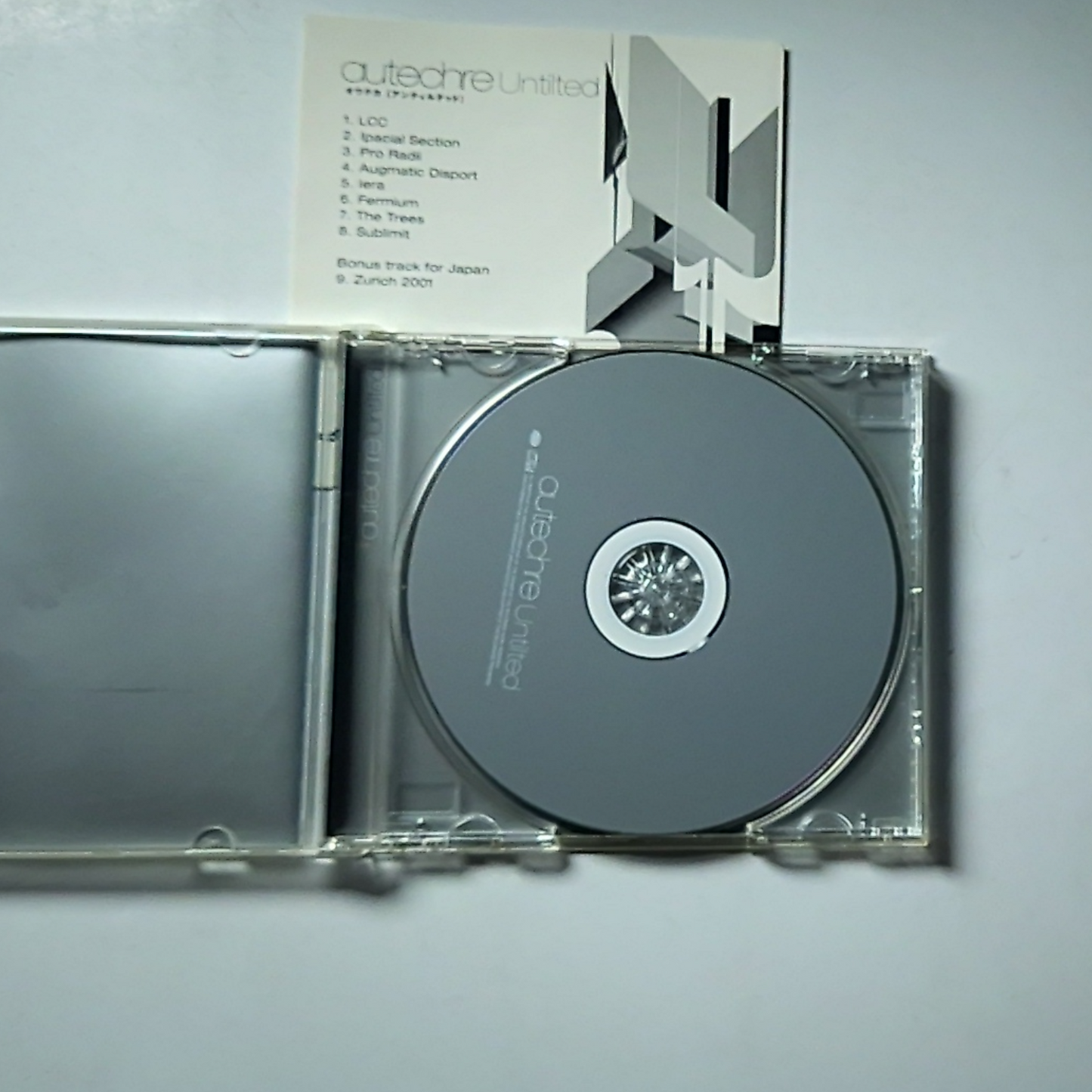 Autechre – Untilted (CD, 2005) Japan Bonus Track BRC-122