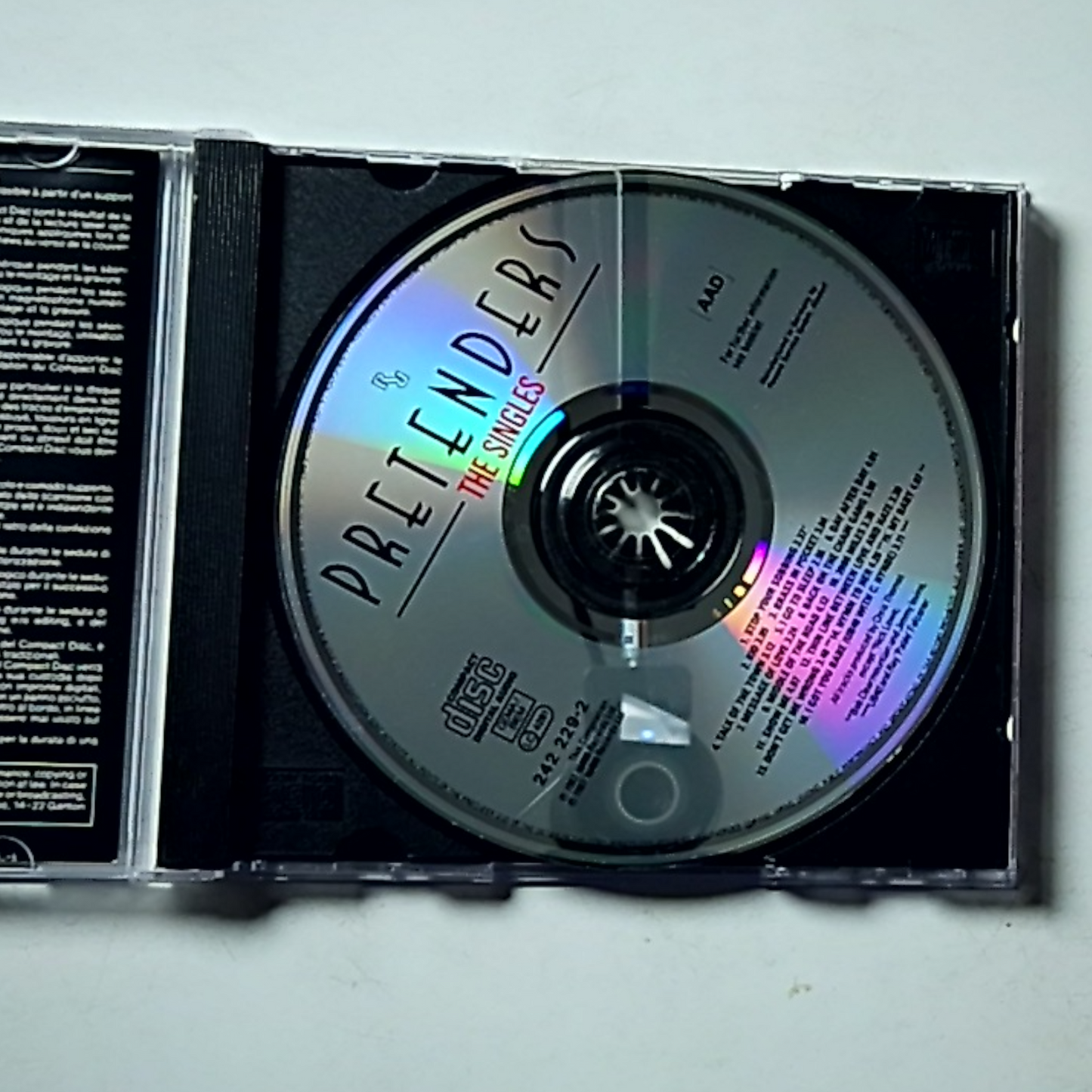 The Pretenders – The Singles (CD, 1987) Europe 242229-2