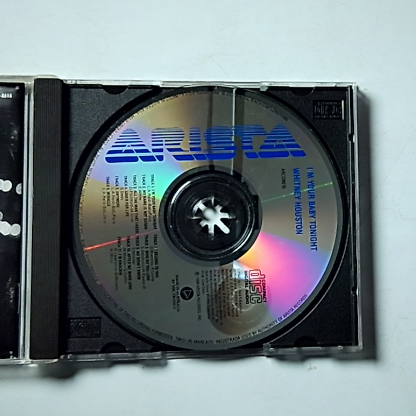 Whitney Houston – I'm Your Baby Tonight (CD, 1990) Australasia ARCD-8616