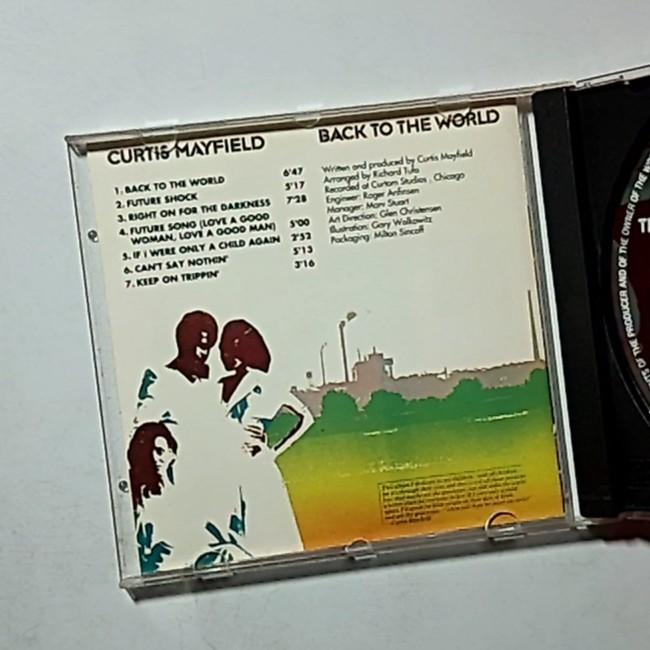 Curtis Mayfield – Back To The World (CD) Portugal MPG 74029