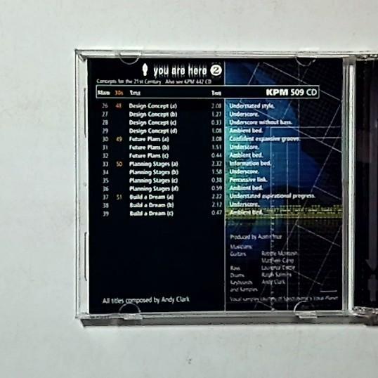 Andy Clark – You Are Here 2 (CD, 2002) UK KPM 509